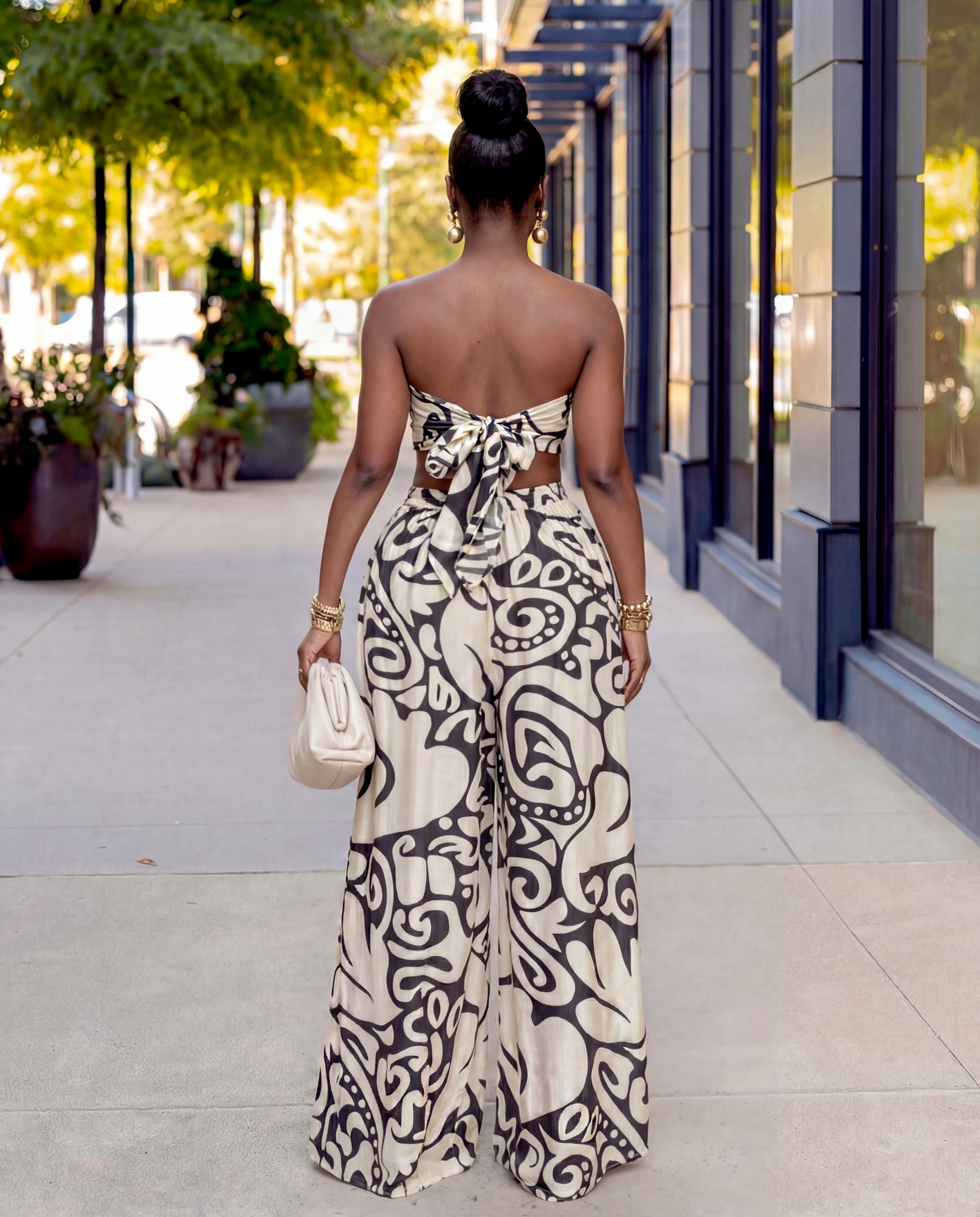 Azul Wide Leg Pant Set - Image 2