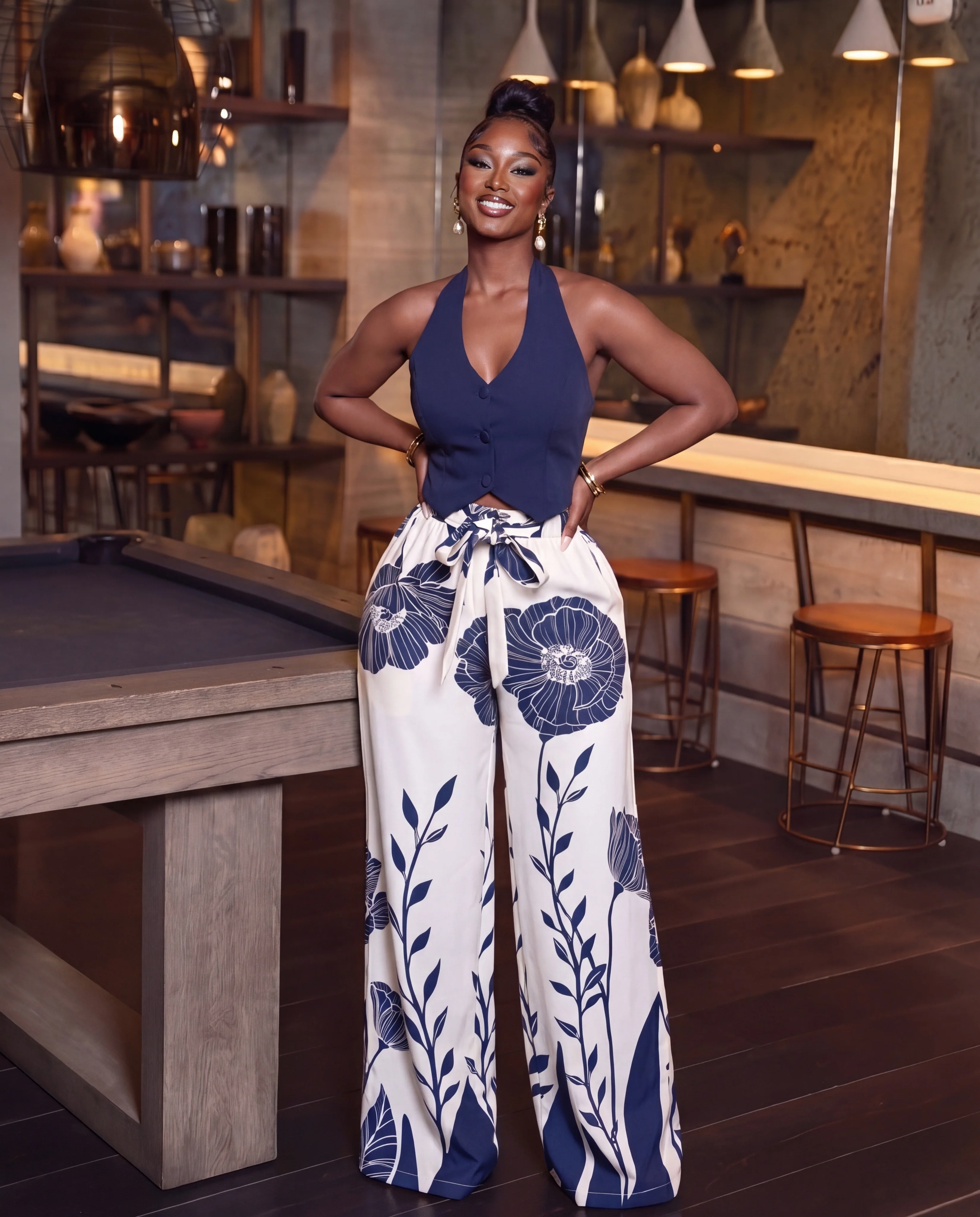 Blue Marcari two piece set