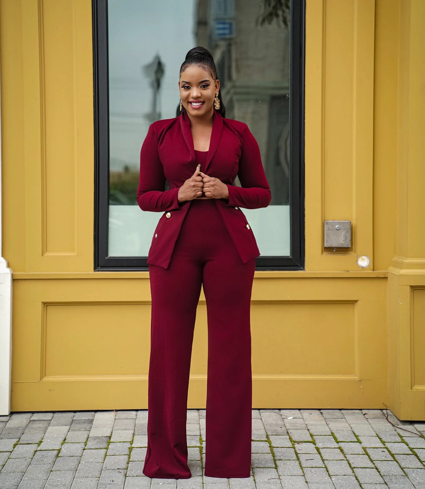 BRUNCH 3 PIECE WIDE LEG SET (plus size available) - Image 2