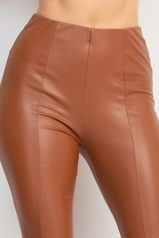 Faux skinny leg leggings pants - Image 6