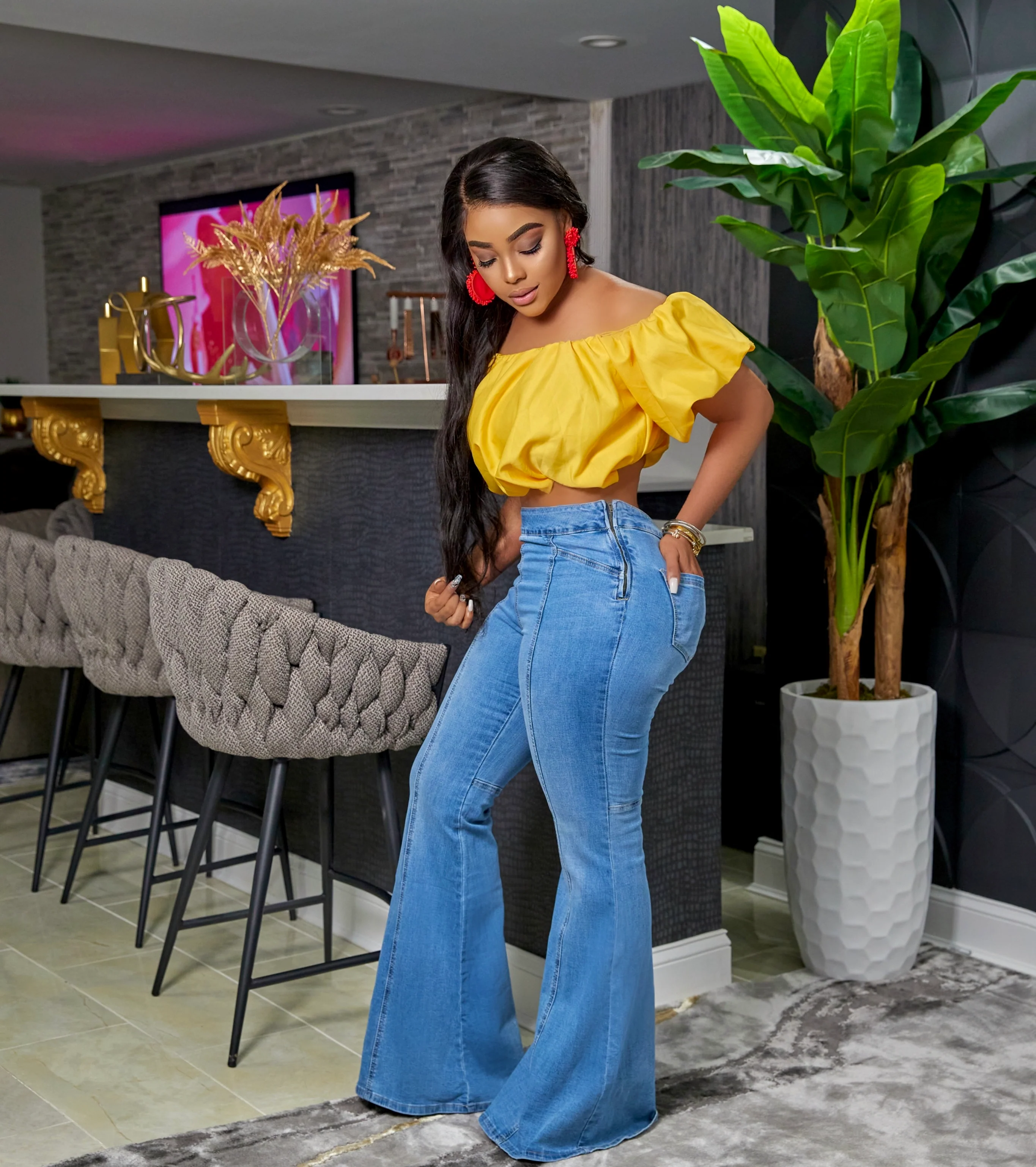 Flex game wide leg jeans - Image 3