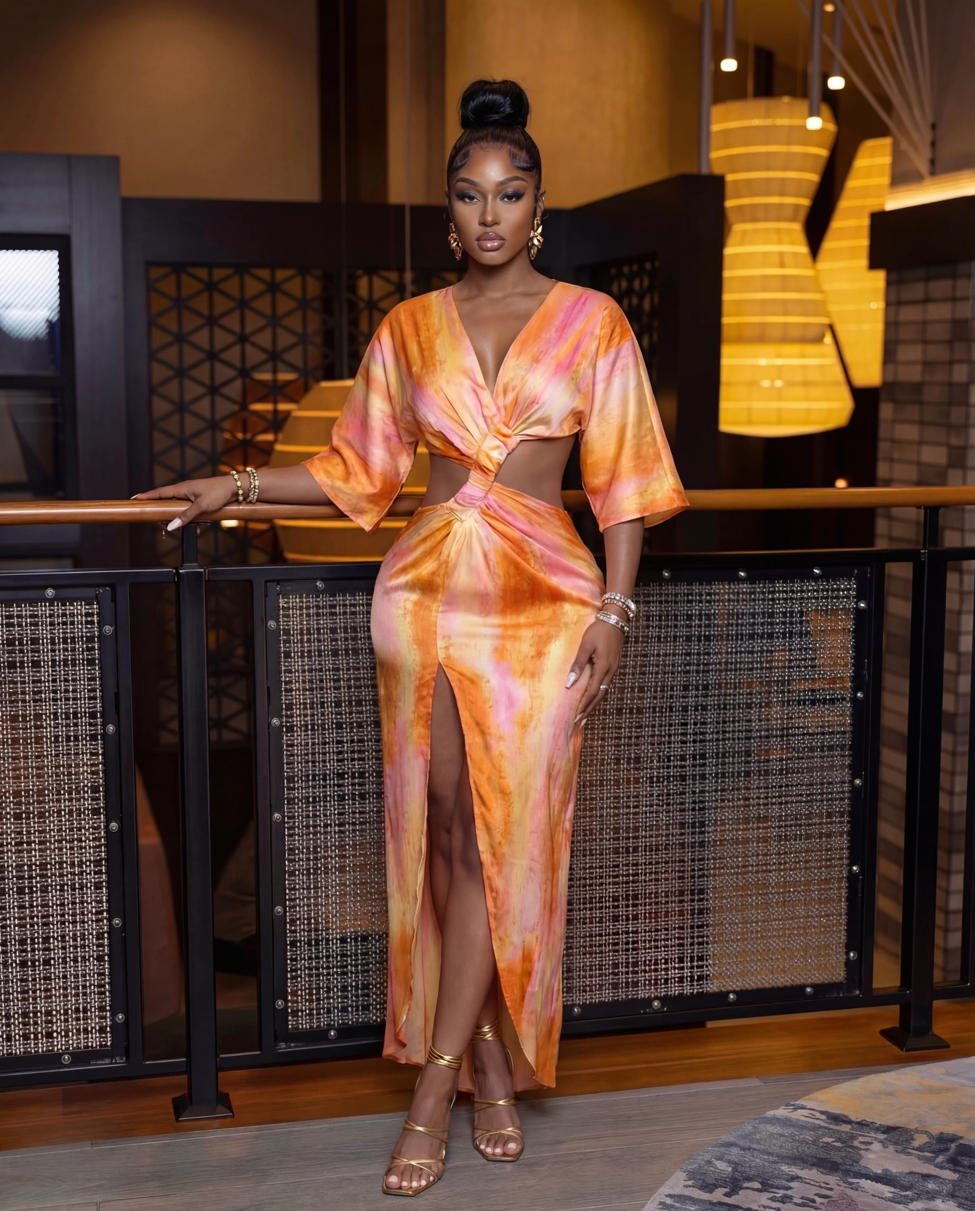 Golden Hour Cutout Maxi - Image 2