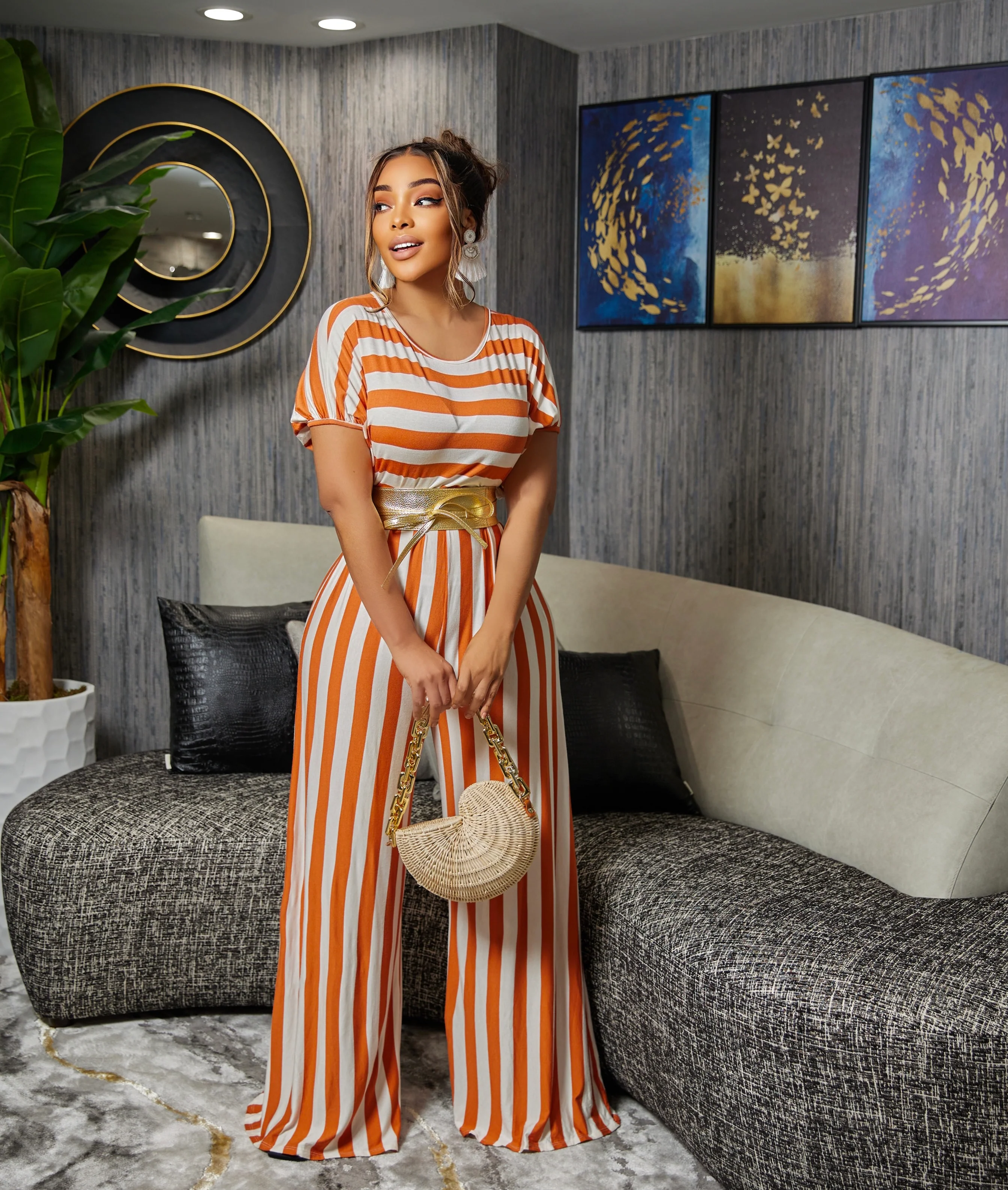 GOT YOUR ATTENTION WIDE LEG JUMPSUIT