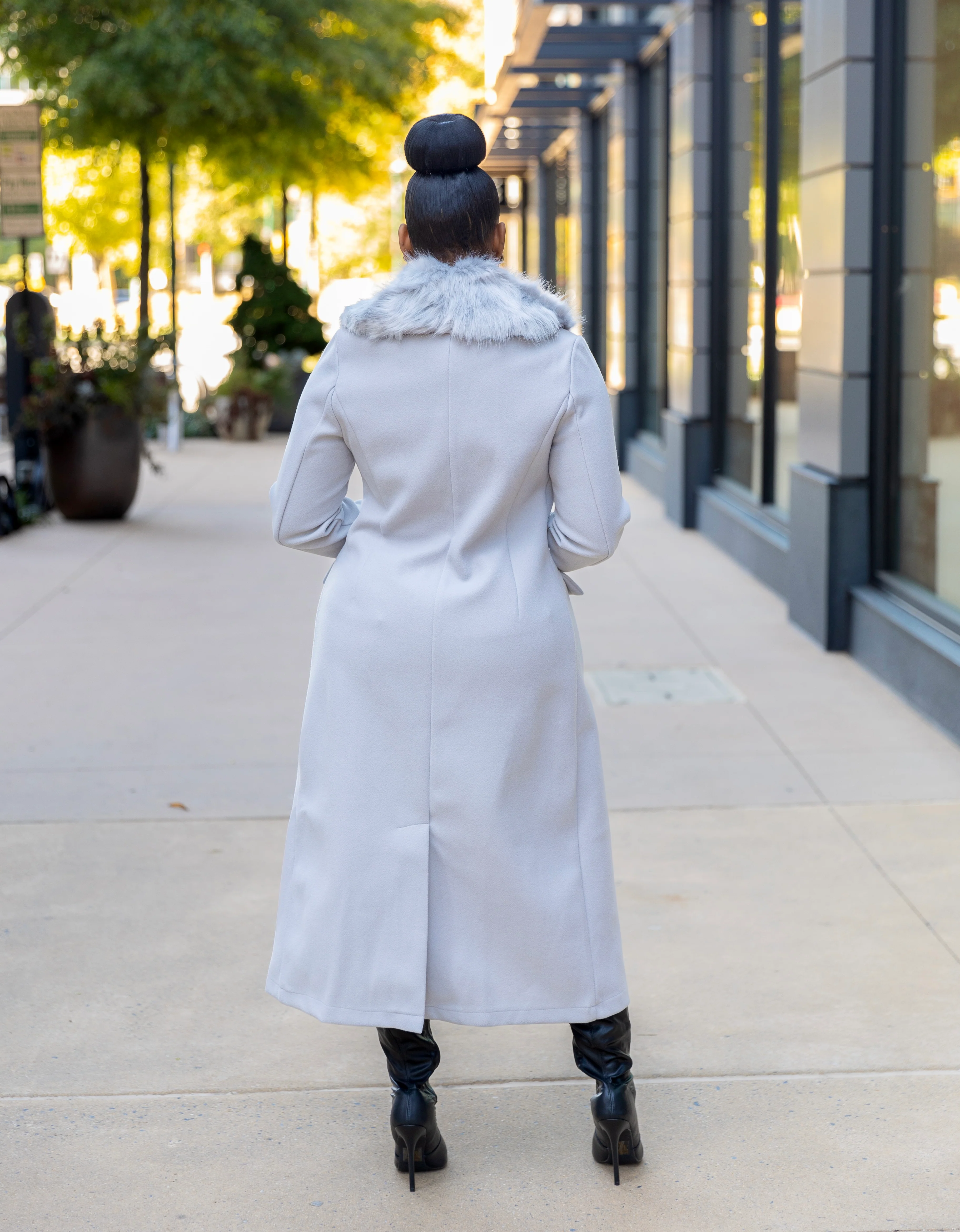 Gray Make Me chic Coat - Image 3