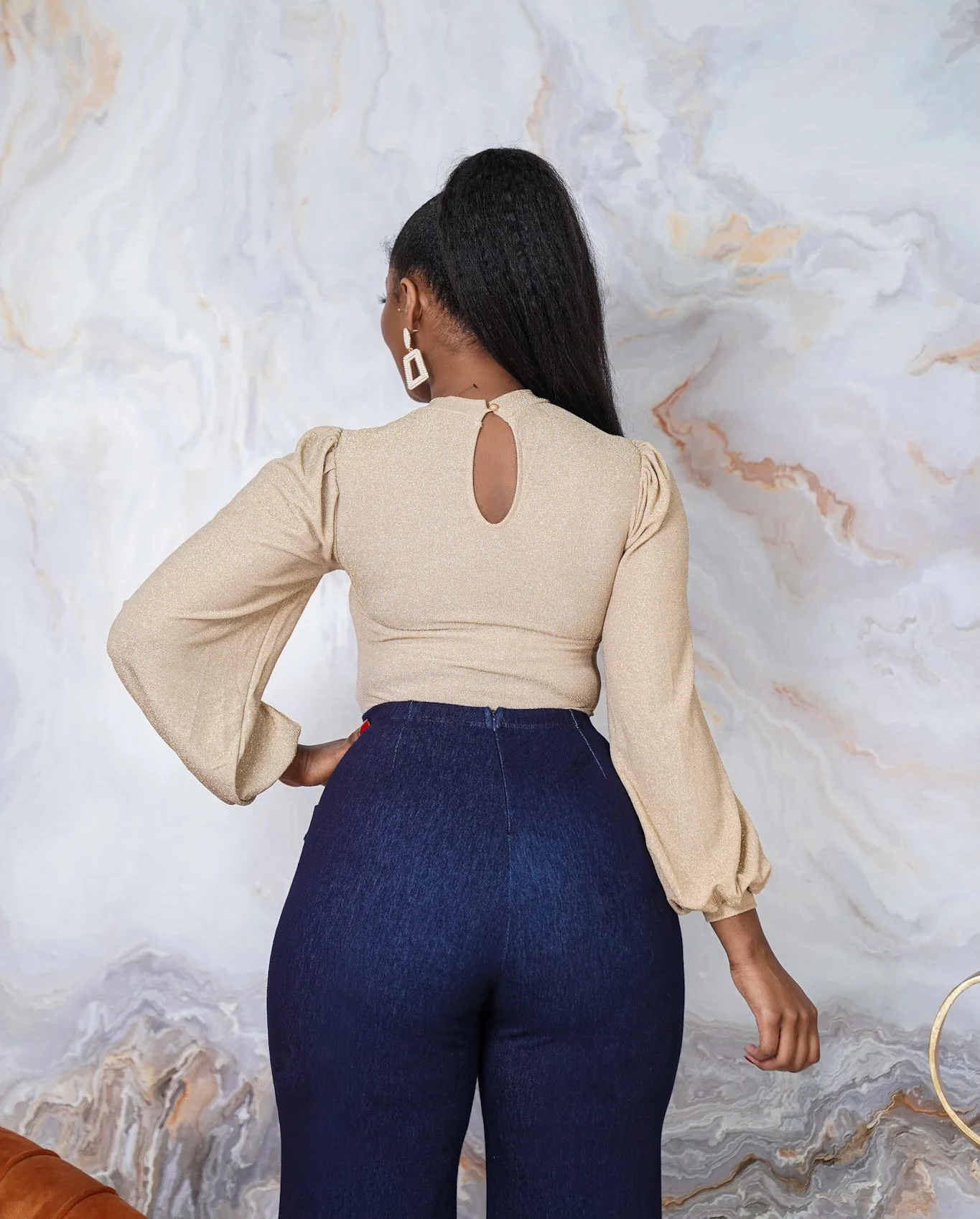 Gytha Bubble sleeves bodysuit - Image 4
