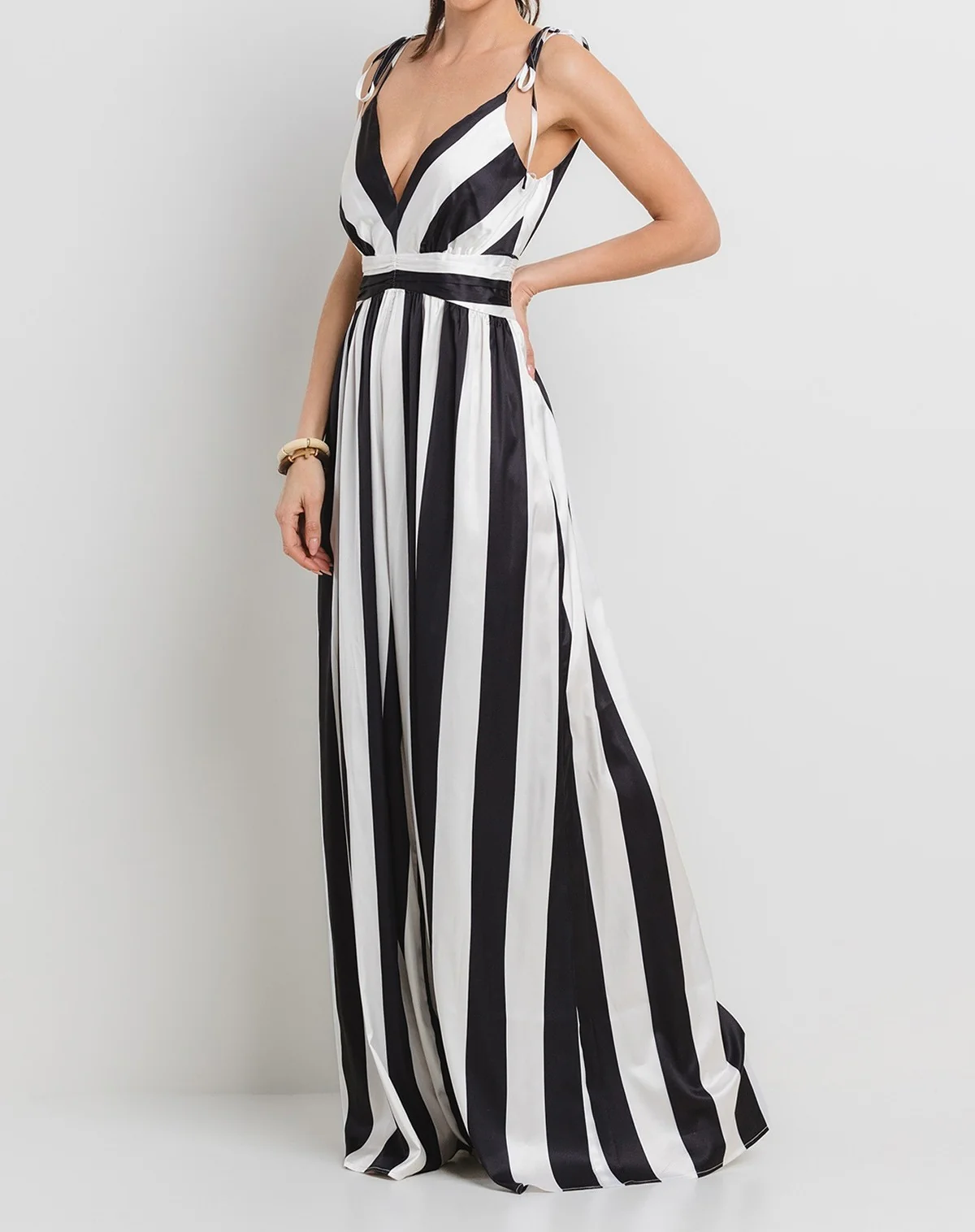 JAZZ BLACK WHITE JUMPSUIT - Image 3
