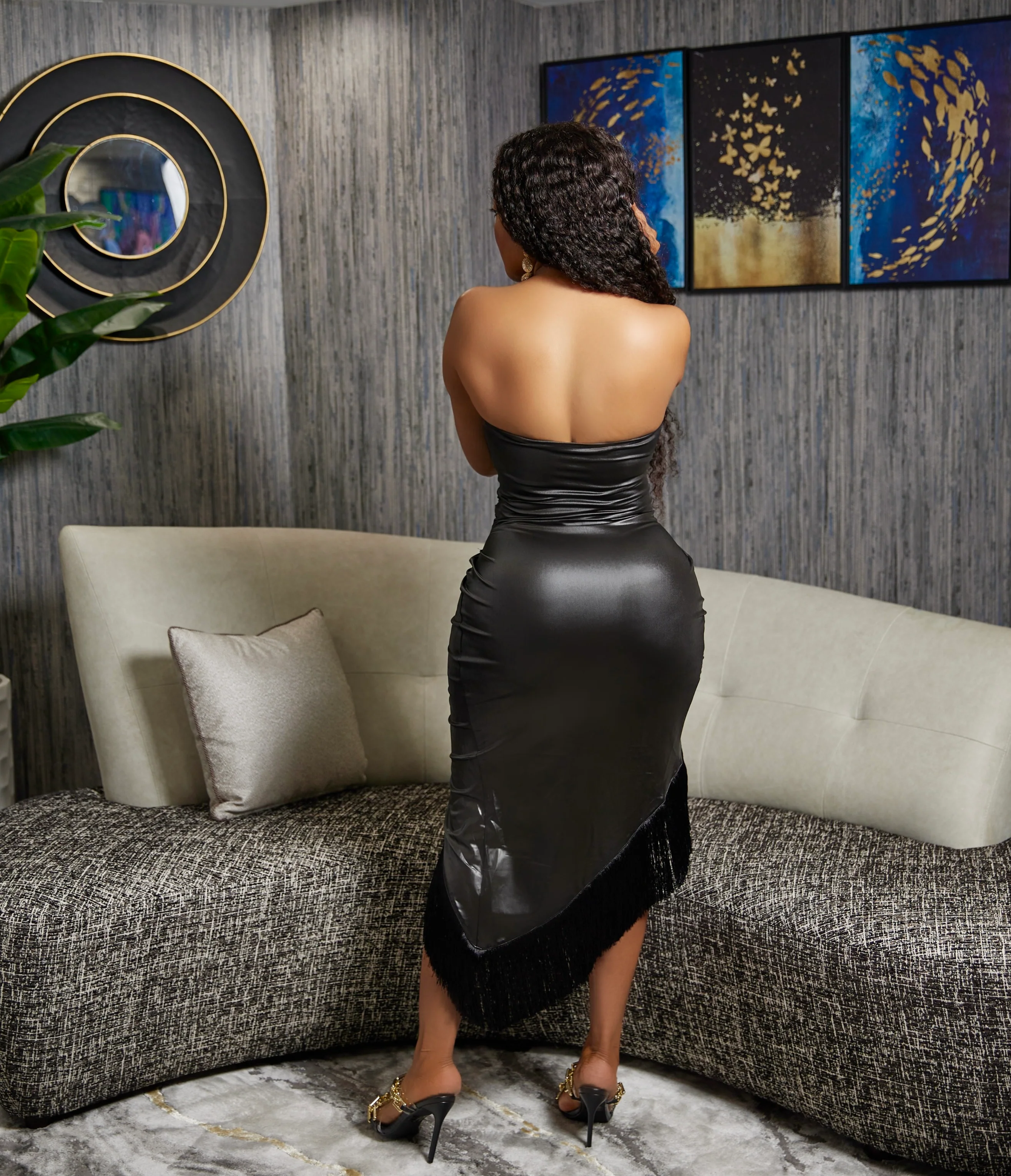 Joanna fringes dress - Image 3