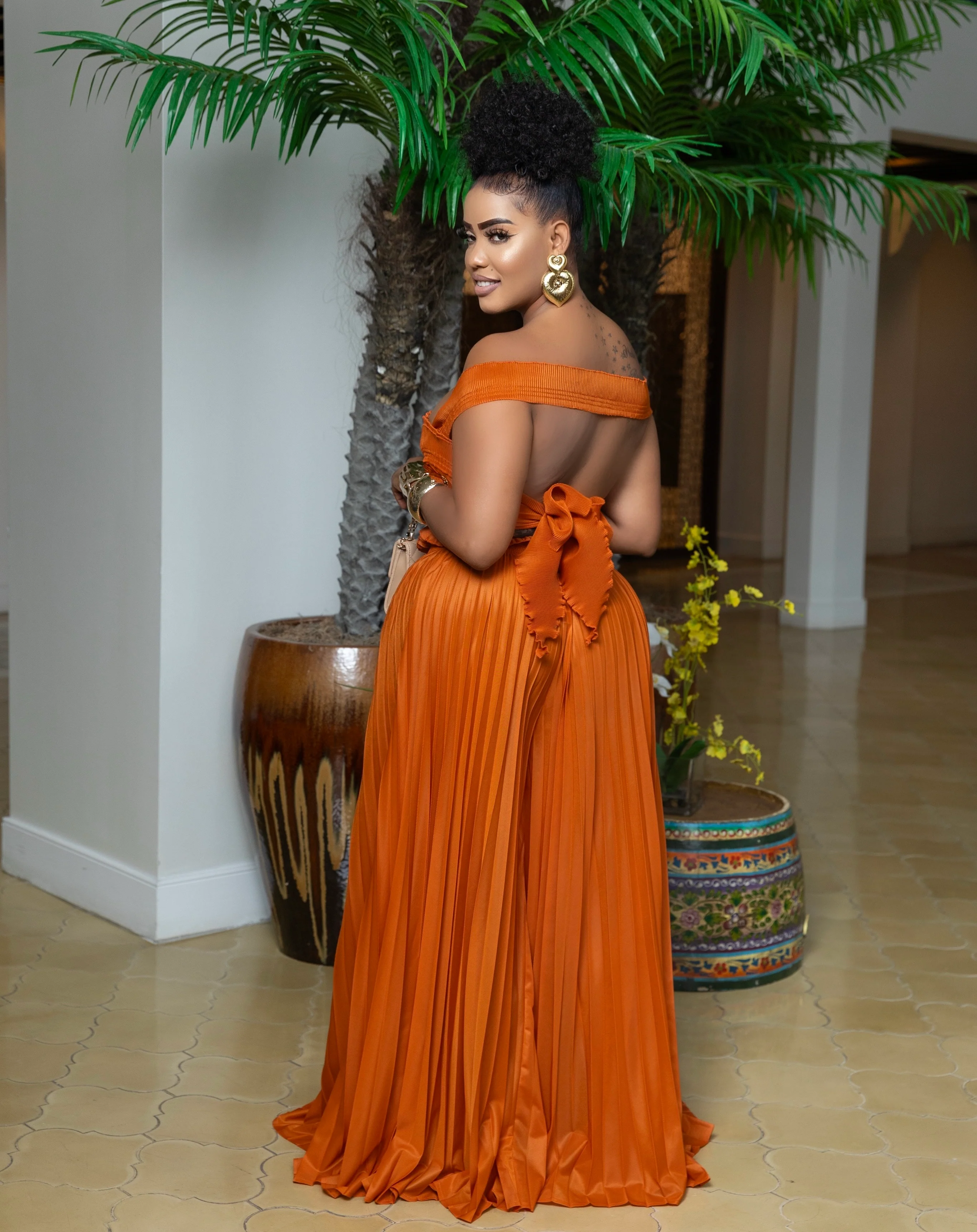 Komi two-piece set (orange) - Image 2