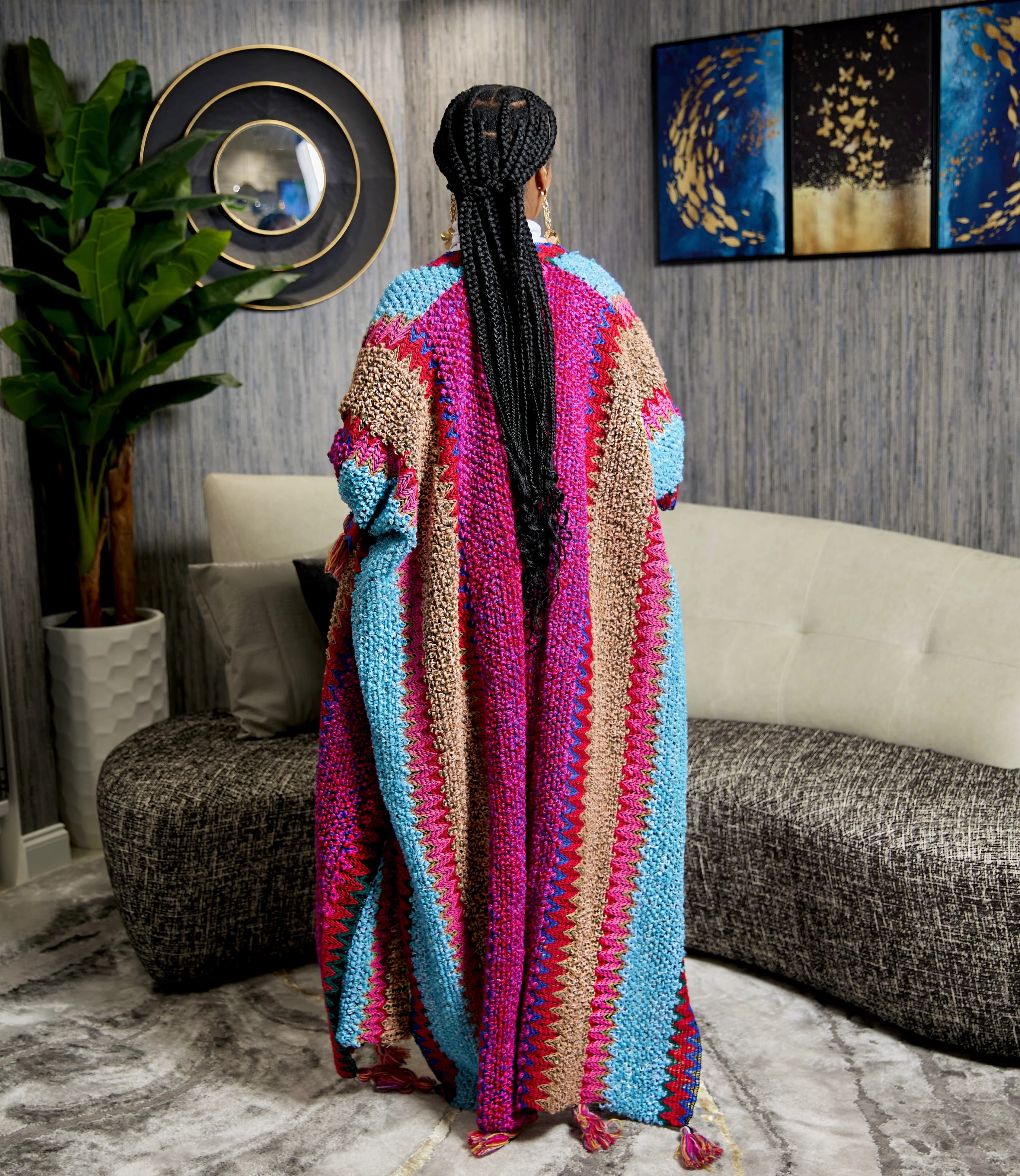 LADUREE OVERSIZED CARDIGAN - Image 3
