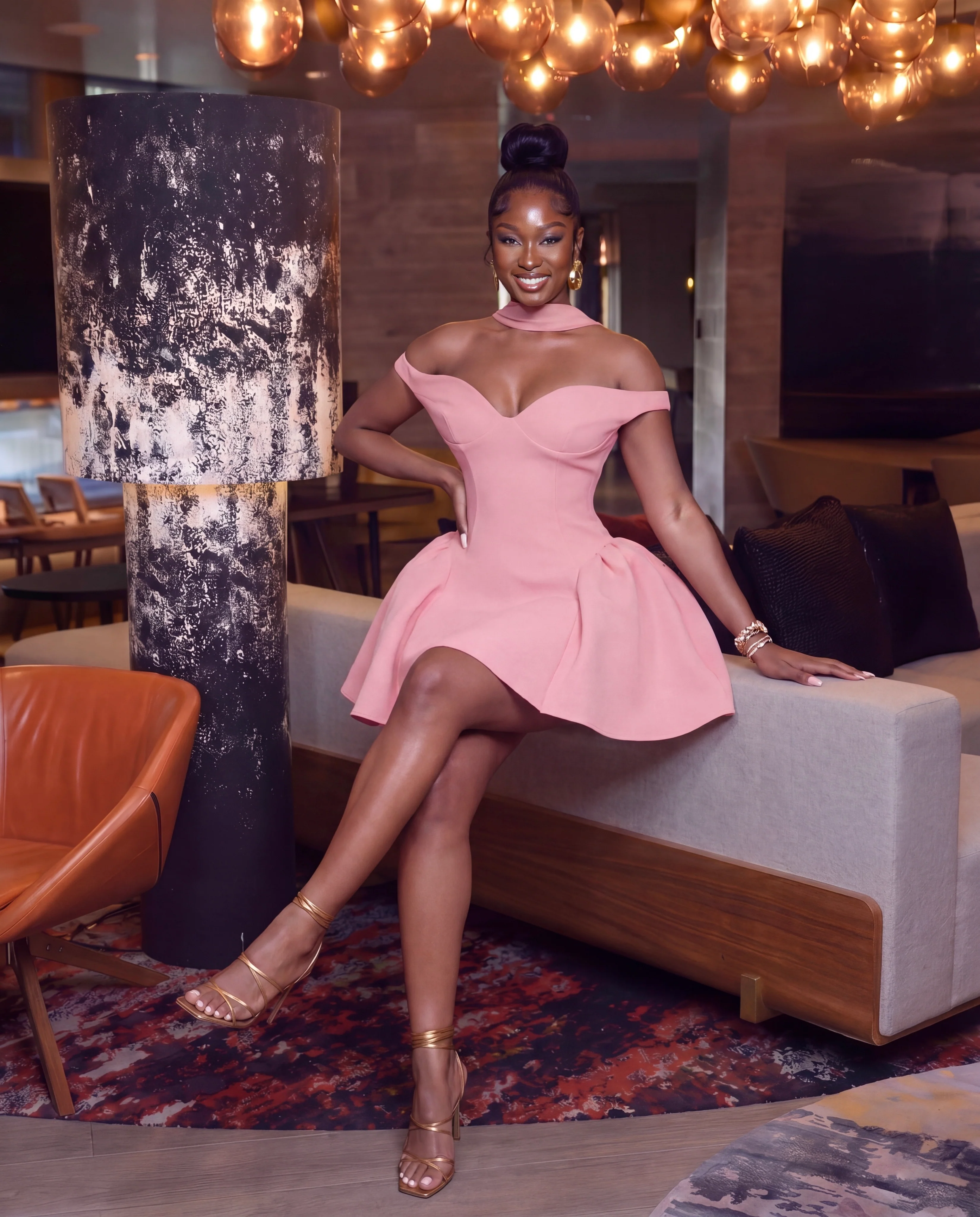 Luxe Peplum Mini dress - Image 2