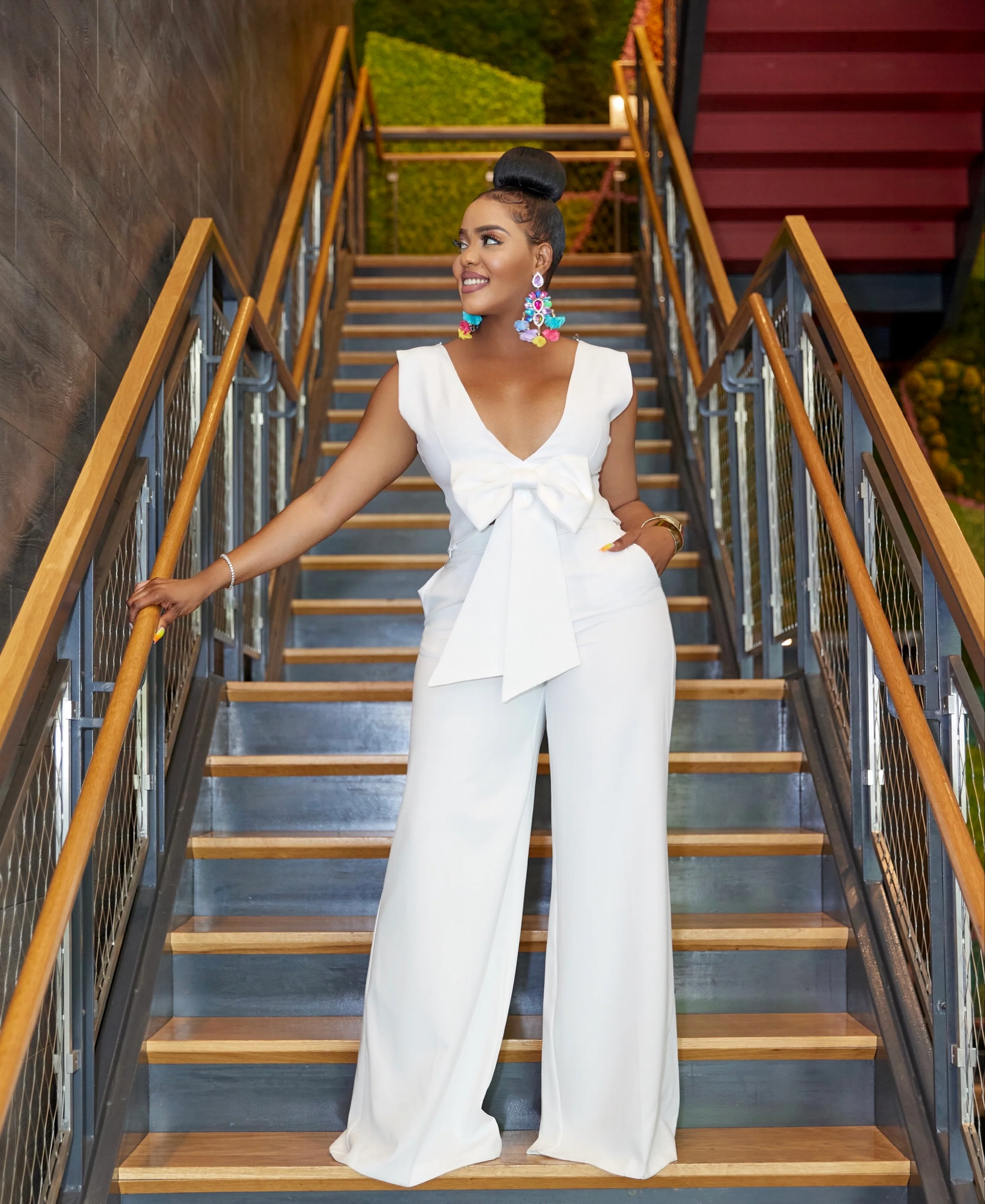 NB EXCLUSIVE SAFIYAA BOW TOP PANTS SET - Image 2