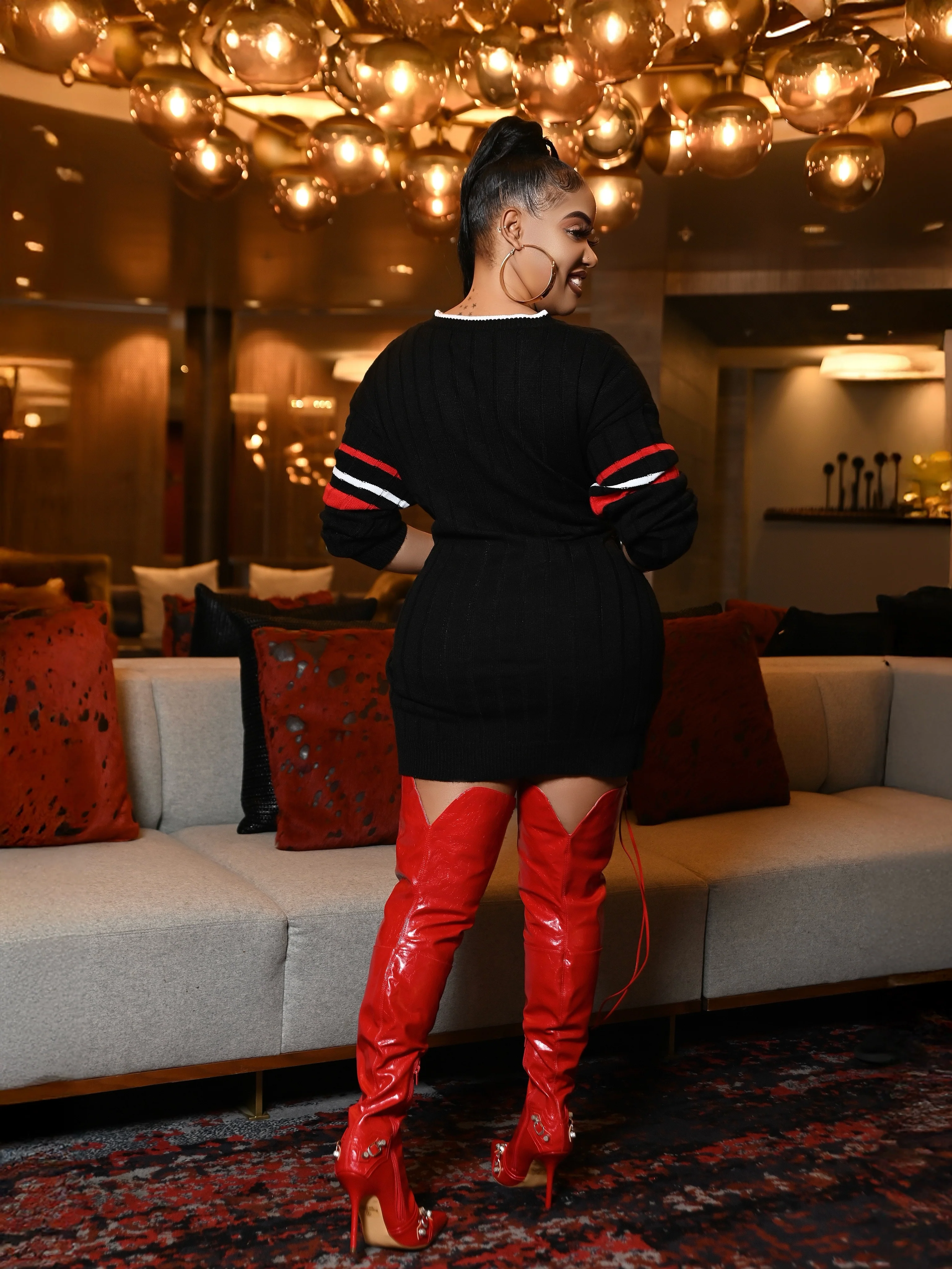 NEW YORK STYLE SWEATER DRESS - Image 4
