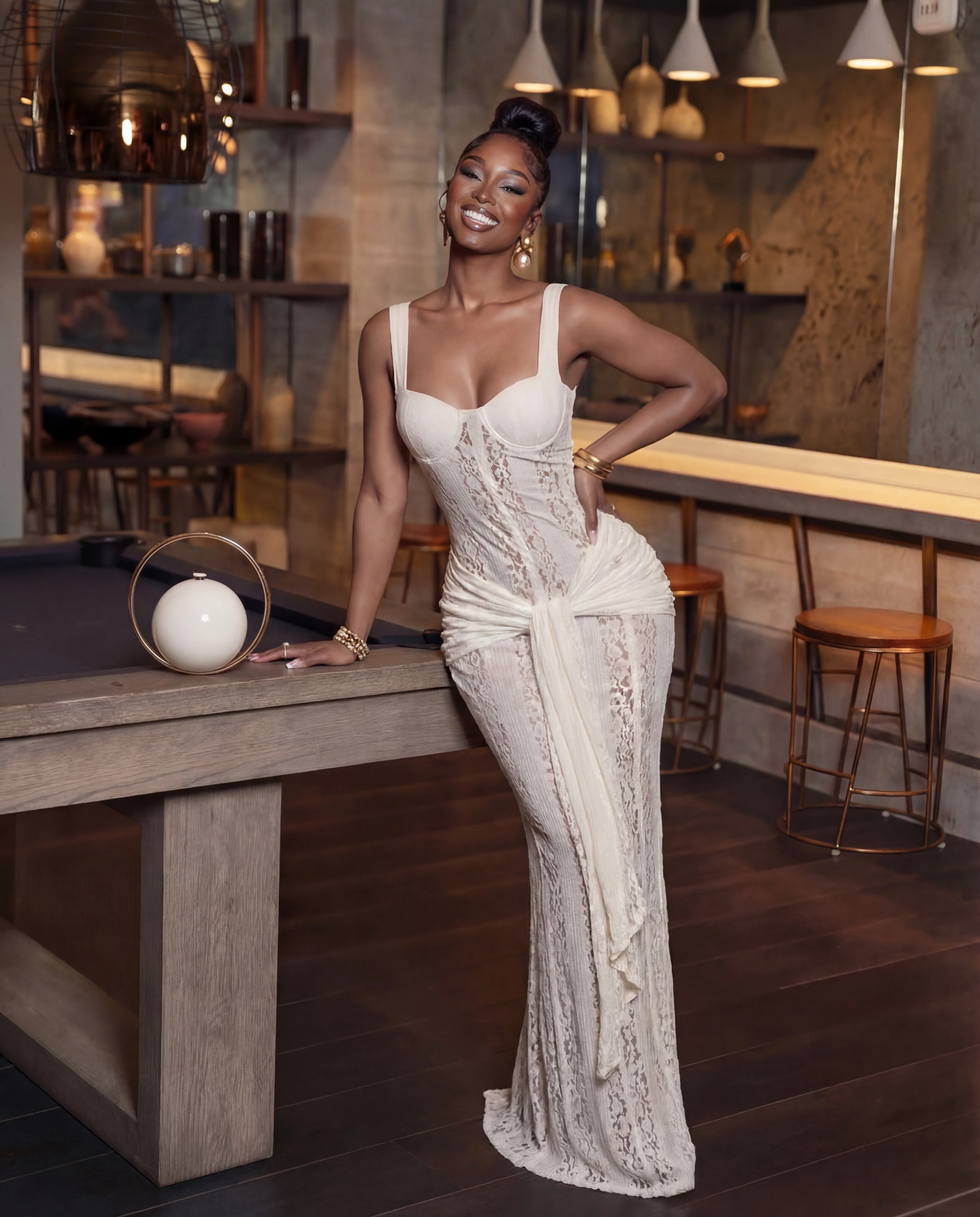 Perfection timeless lace maxi dress - Image 2