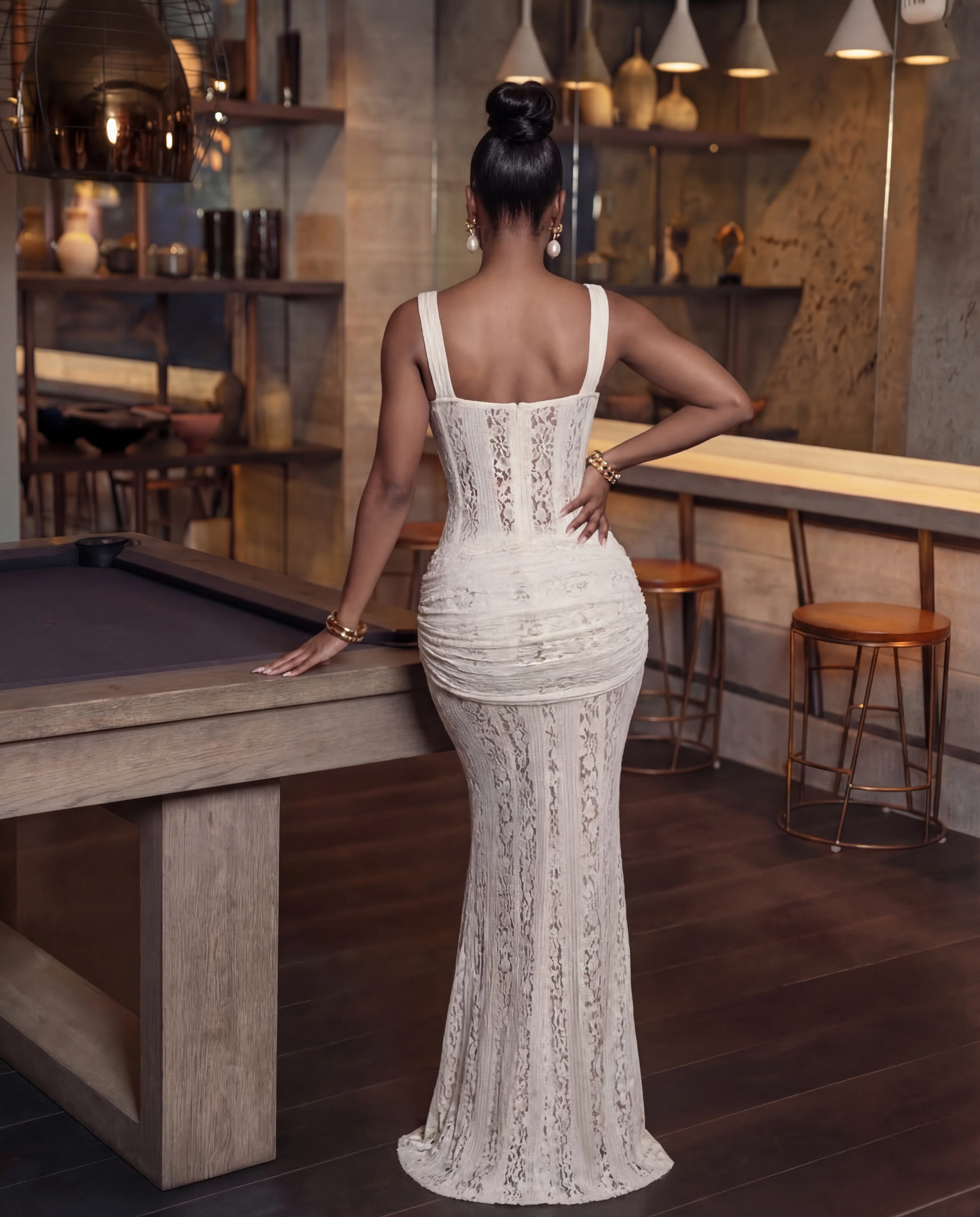 Perfection timeless lace maxi dress - Image 3