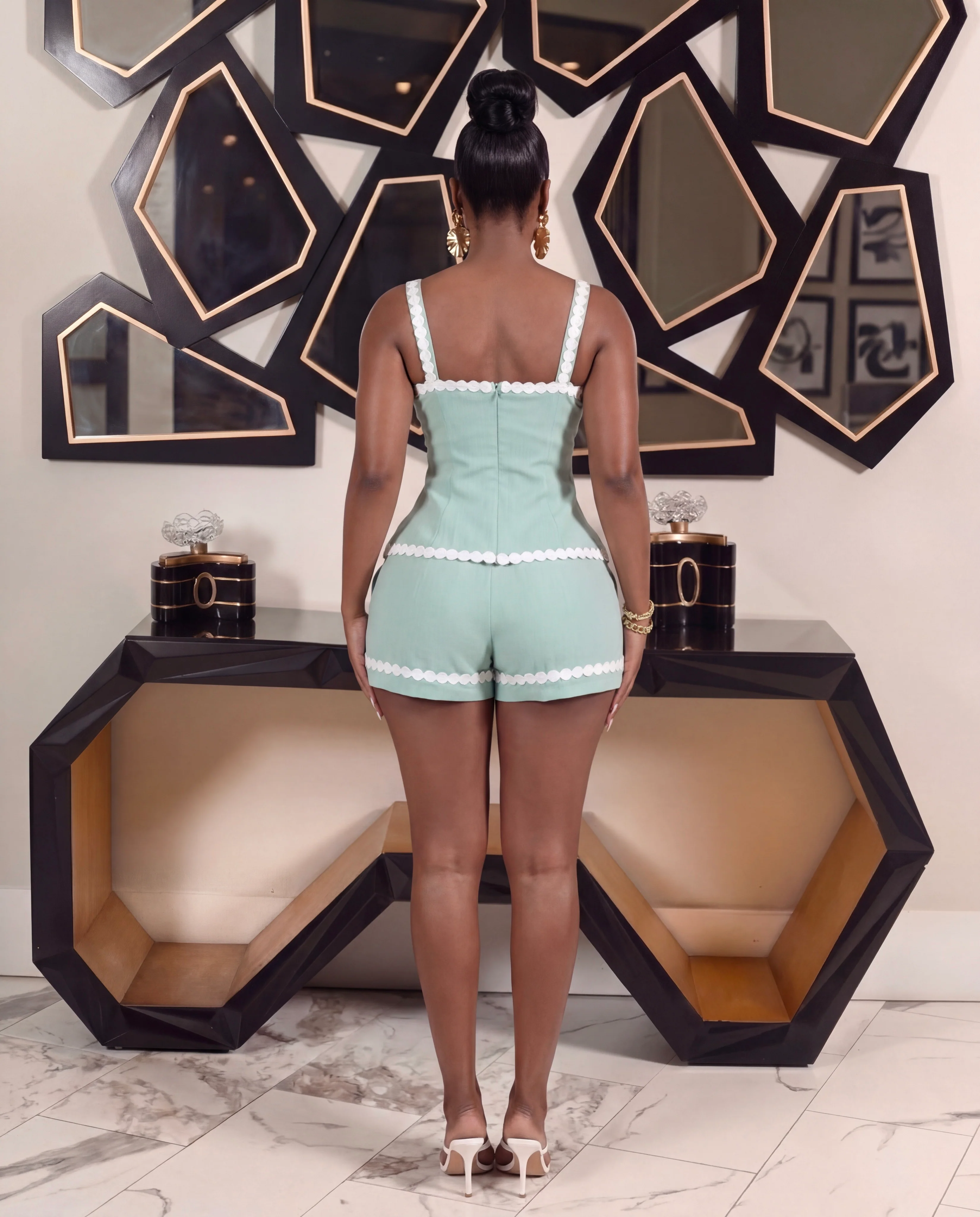 Piping two-piece set ( with side pockets ) - Image 3