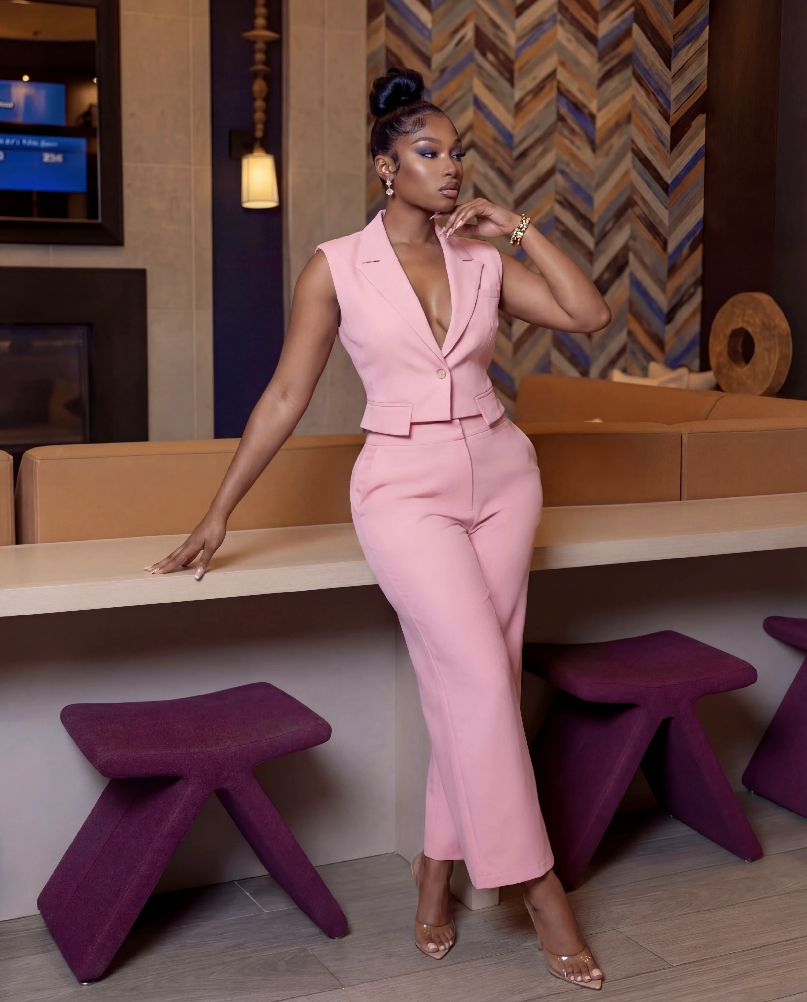 Power Shoulder Blazer and Colette Set - Image 4