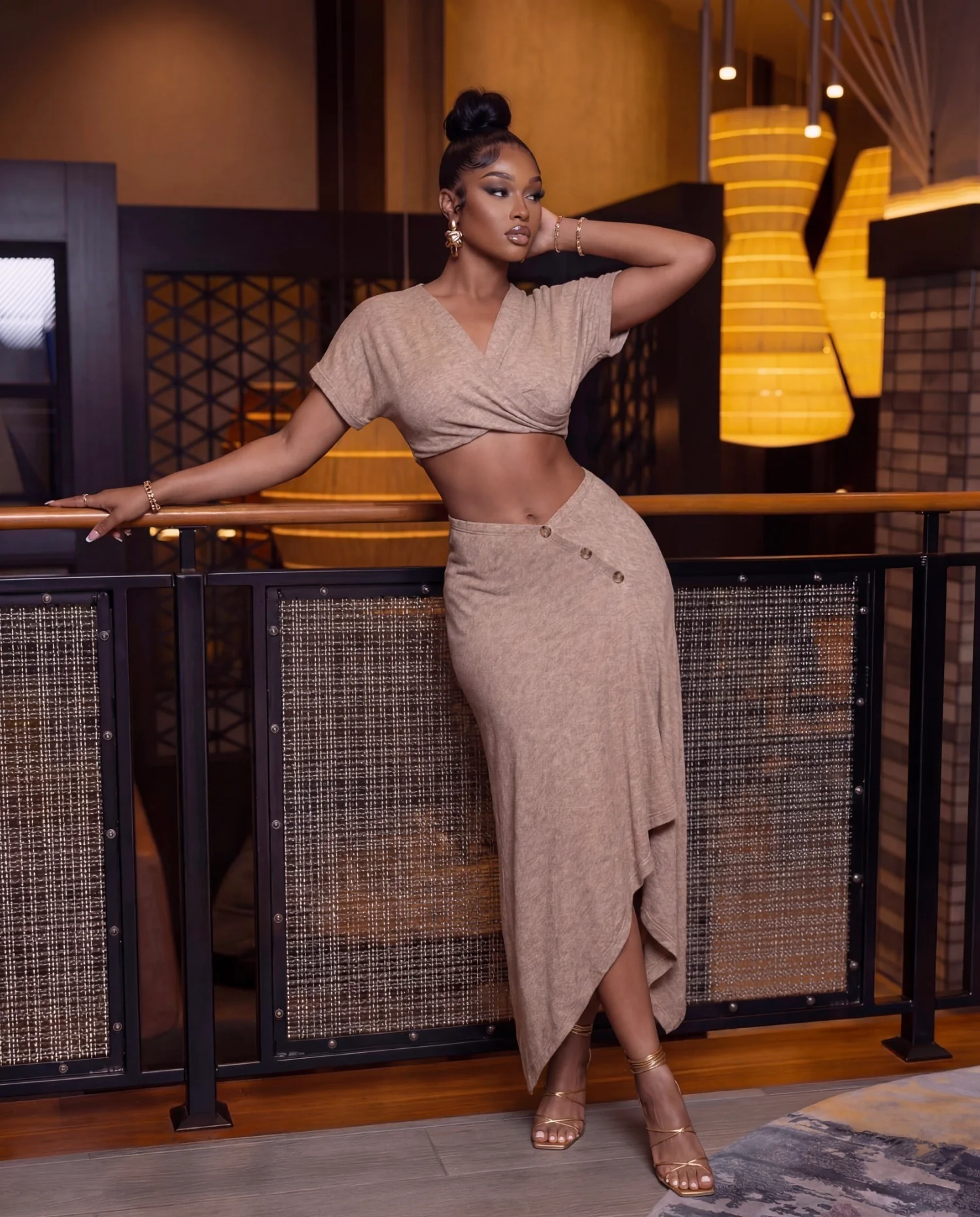 Sandstone Serenity Skirt Set - Image 5