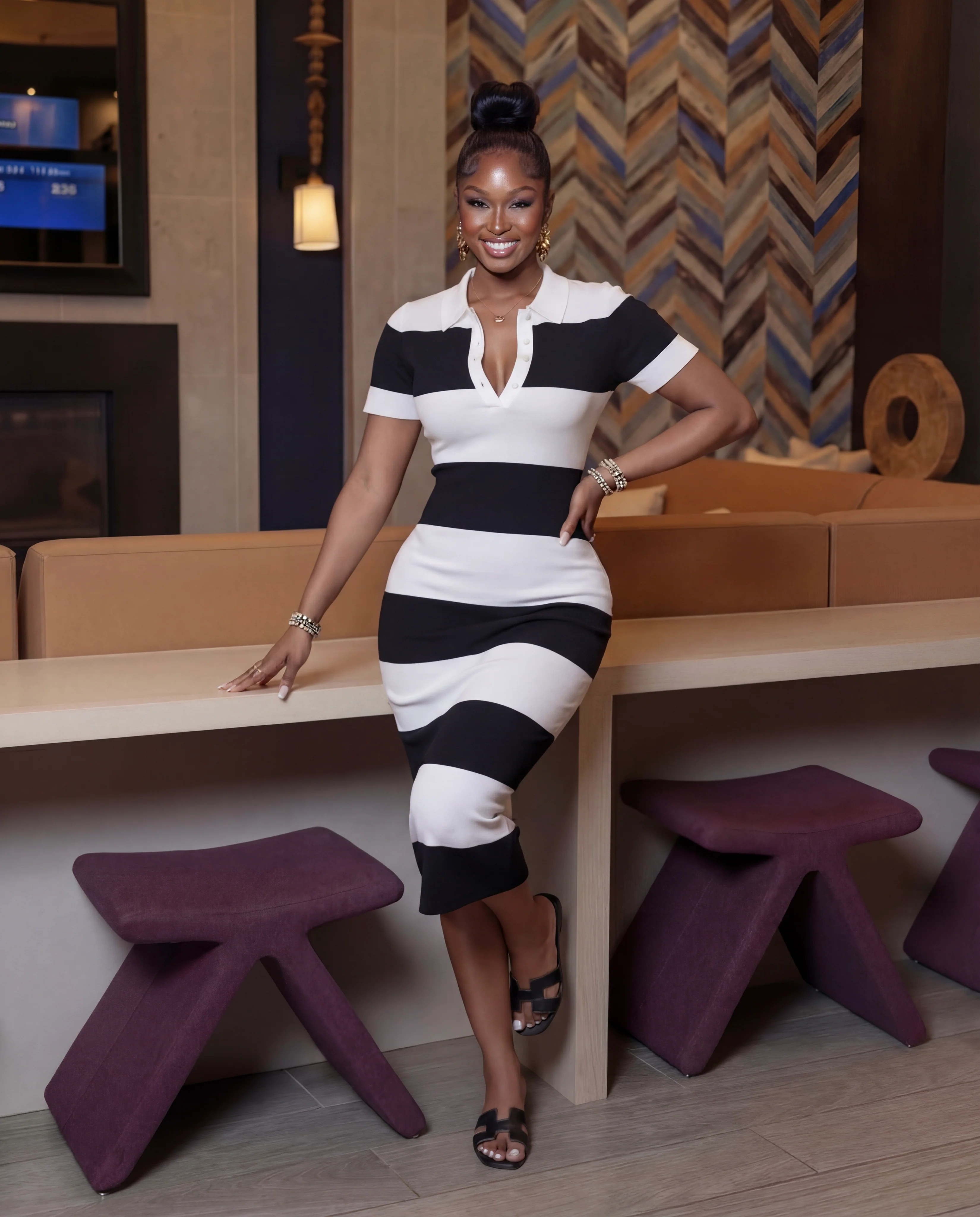 Sienna midi shirt dress