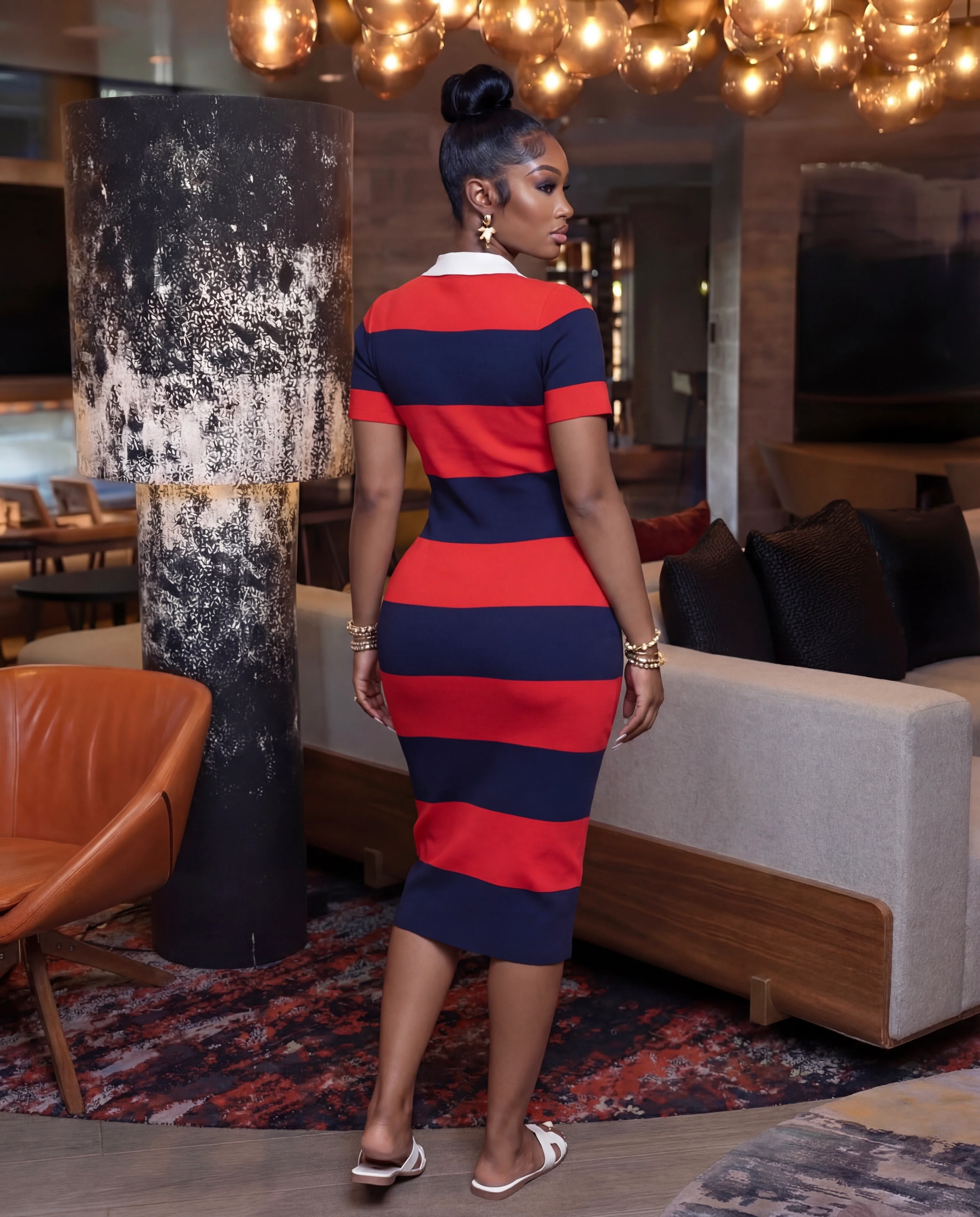 Sienna midi shirt dress - Image 2