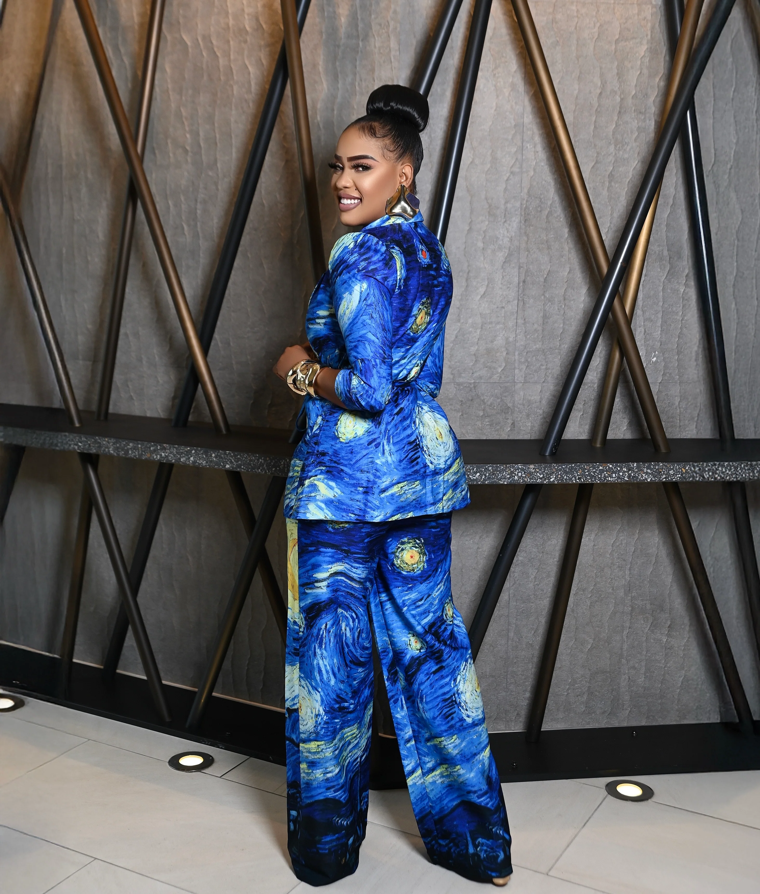 Starry Night Blazer Pant Set - Image 2