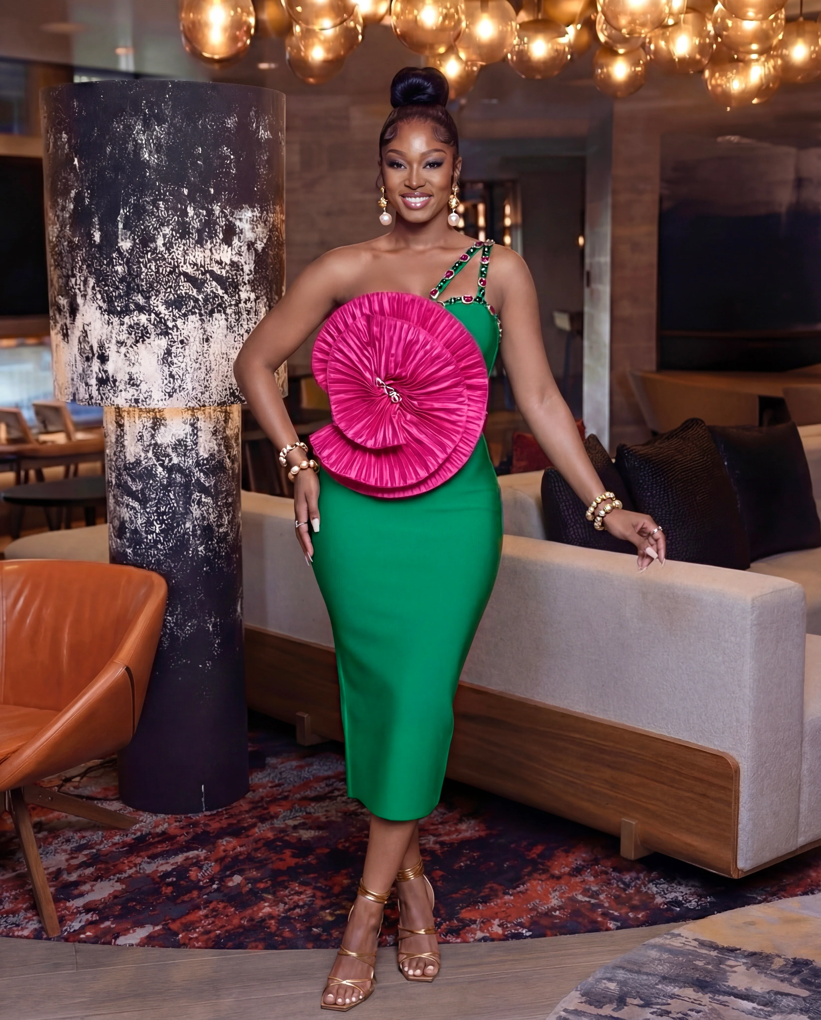 Talliah sculpted dress