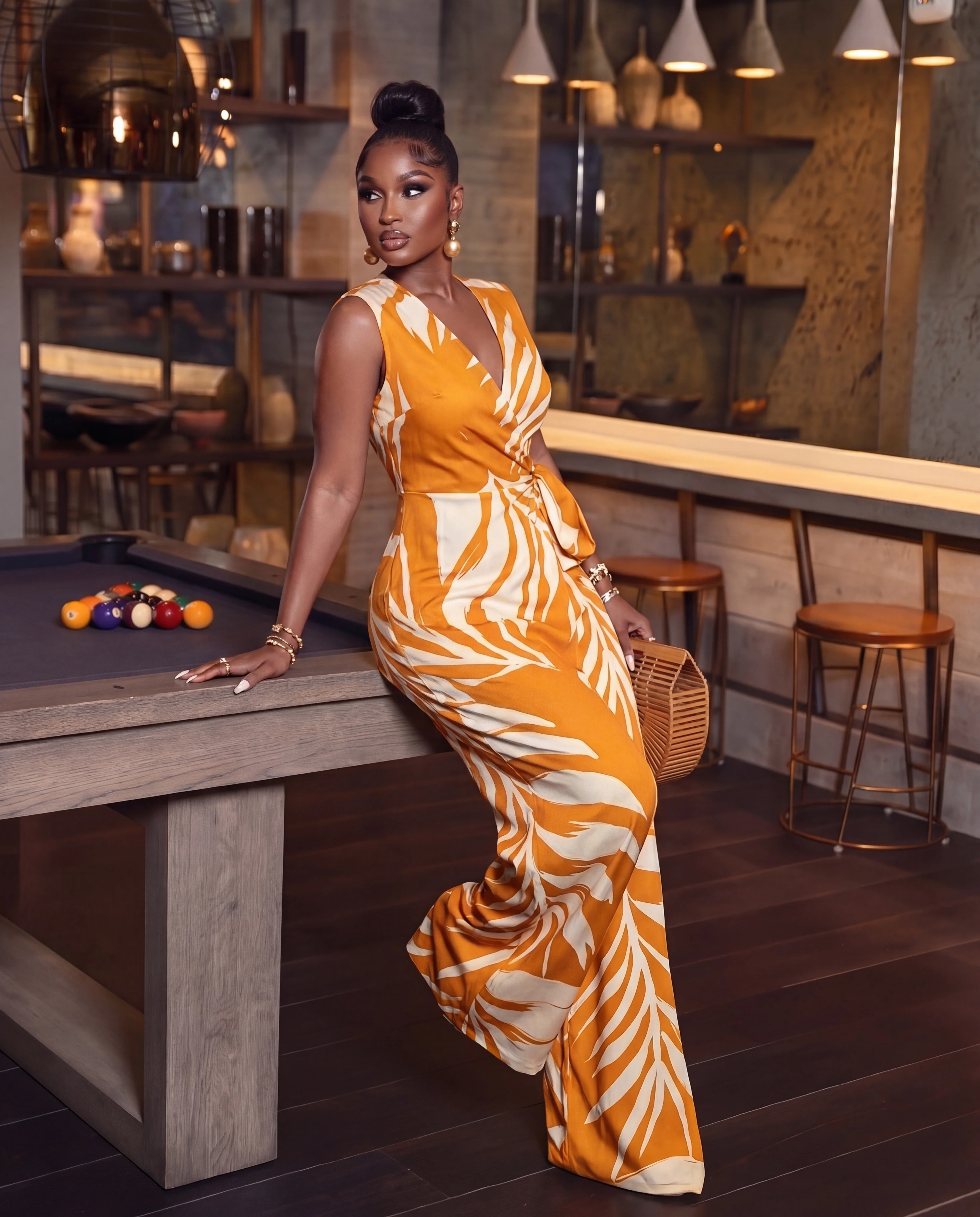 Temi V Neck jumpsuit - Image 2