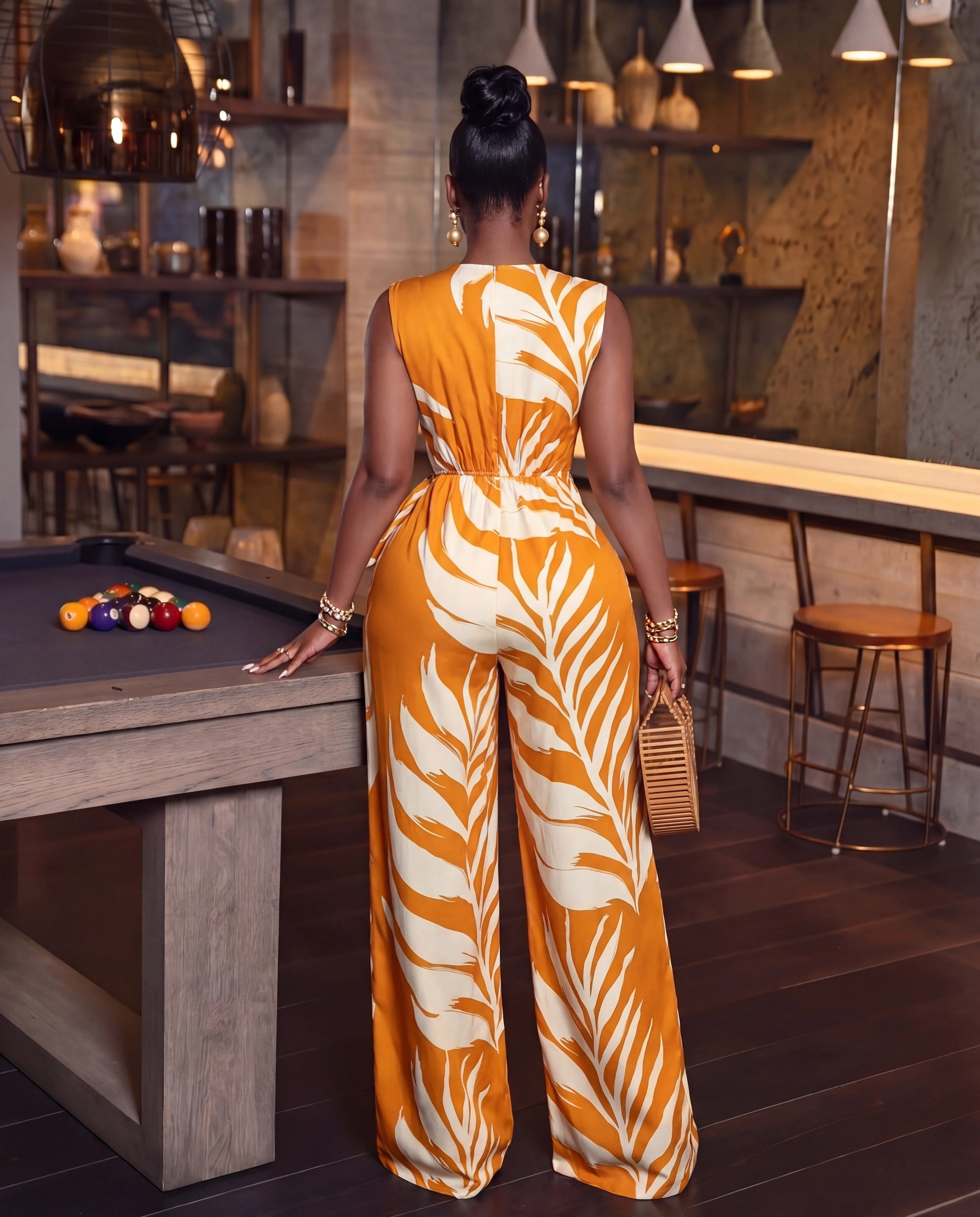 Temi V Neck jumpsuit - Image 3