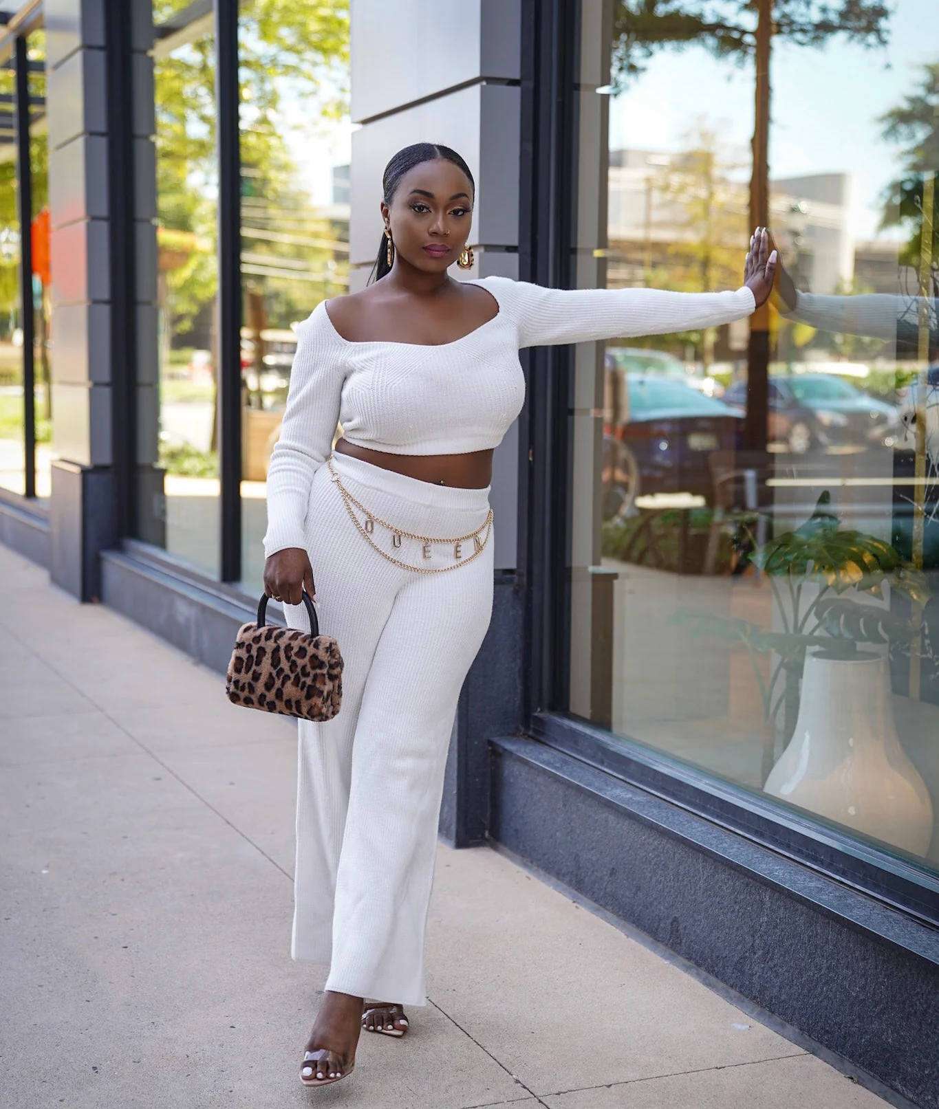 Treva Off-White Knit Set - Image 2