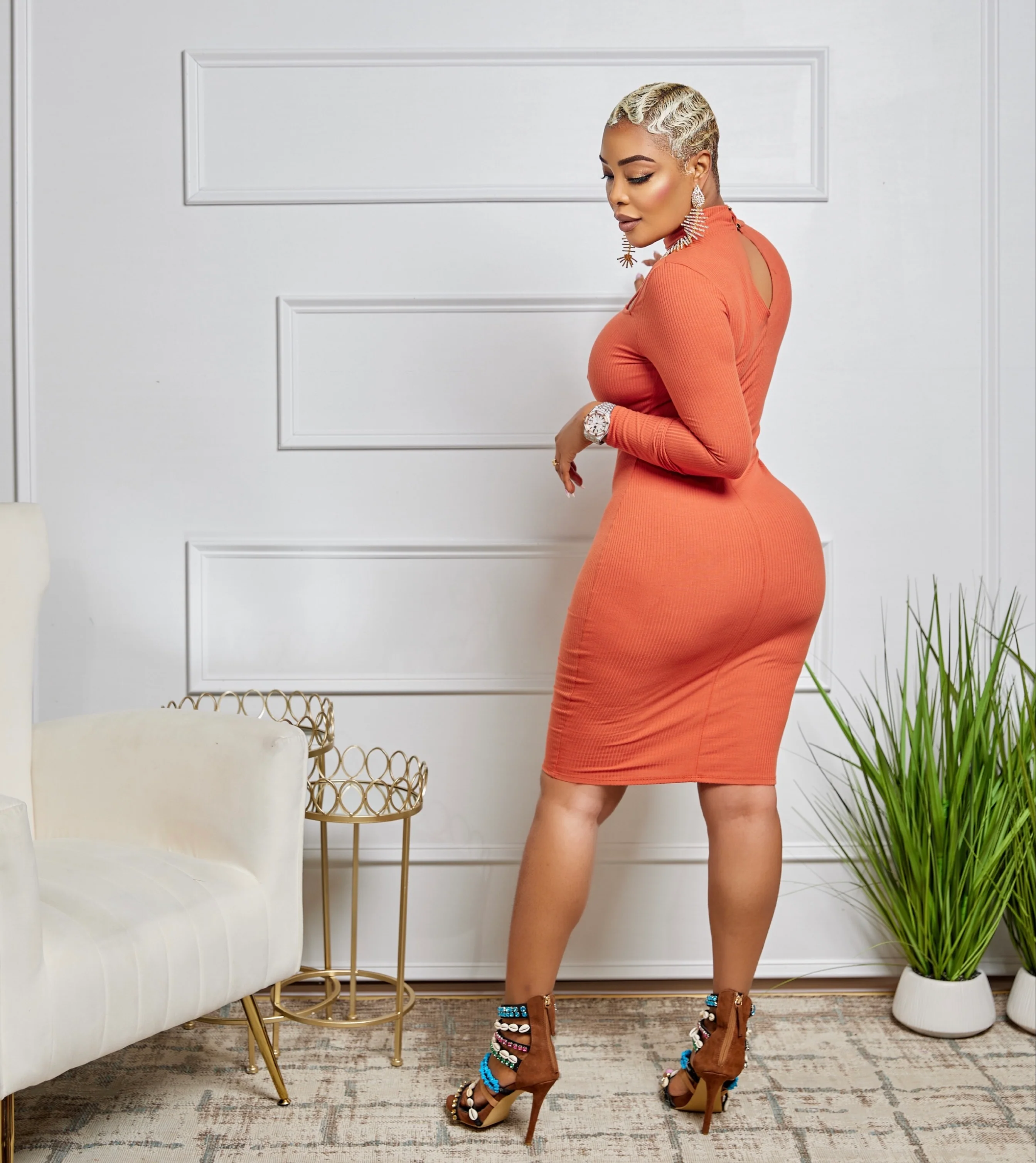 Uptown girl midi dress - Image 2