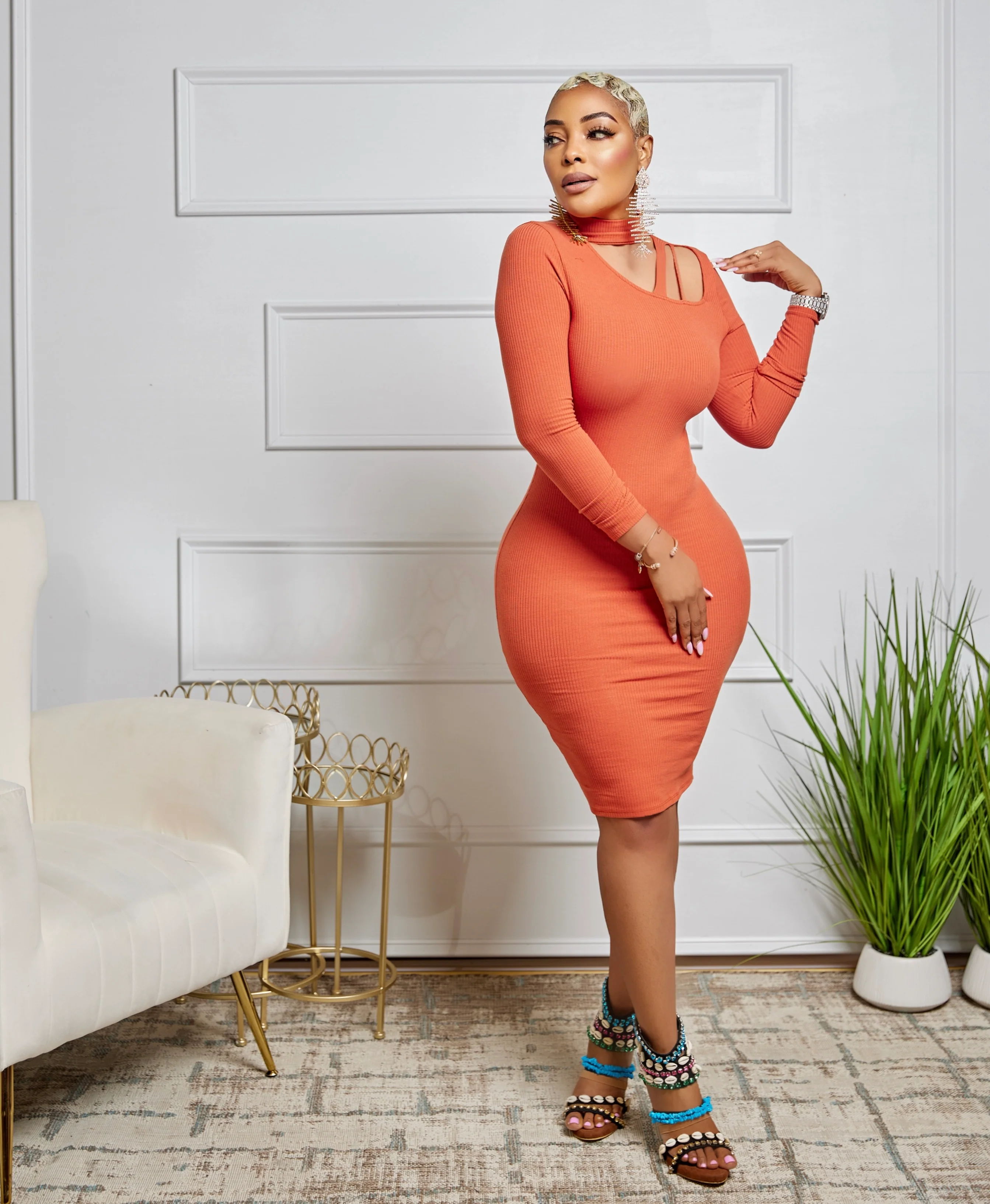 Uptown girl midi dress - Image 3