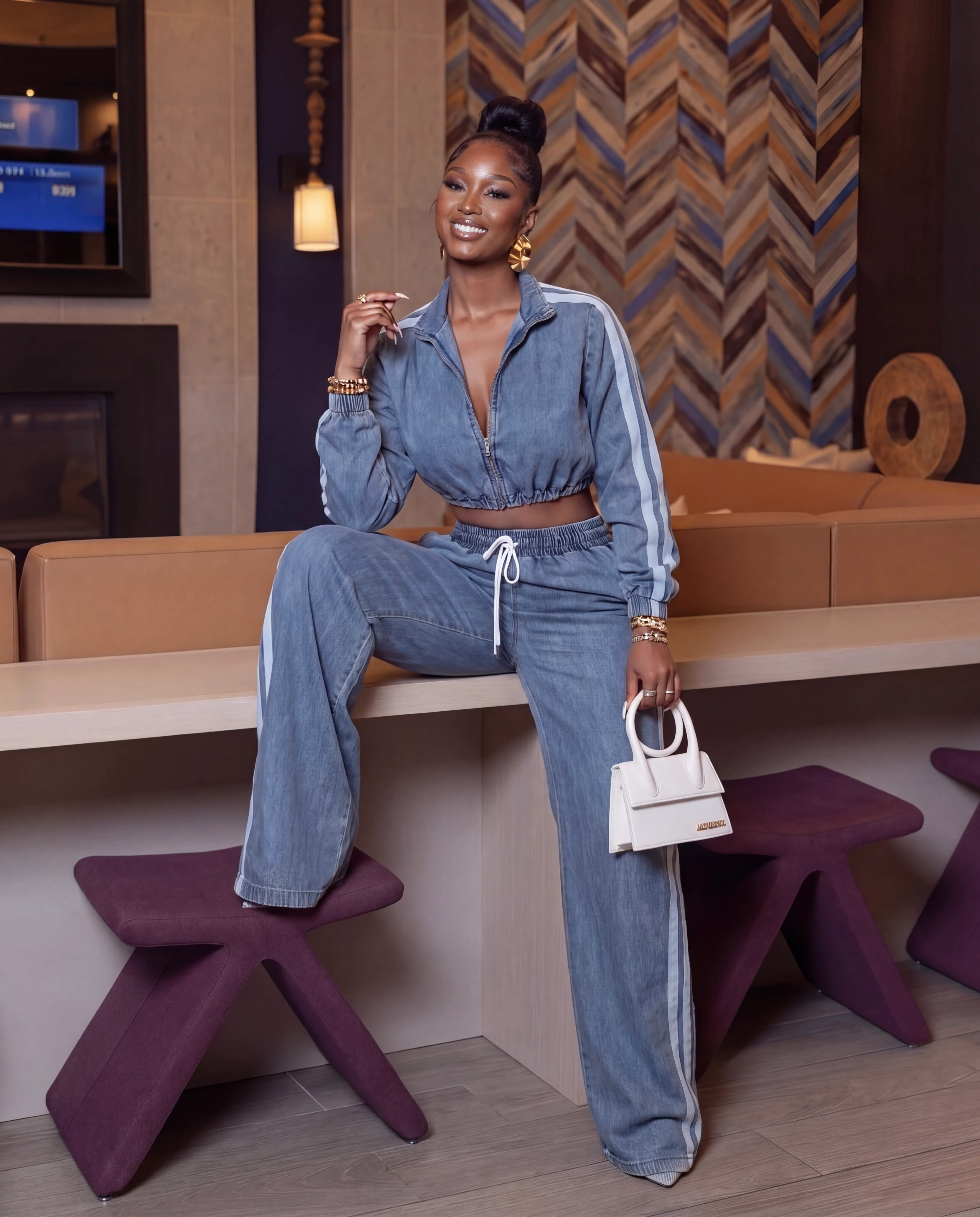 Valrie denim set