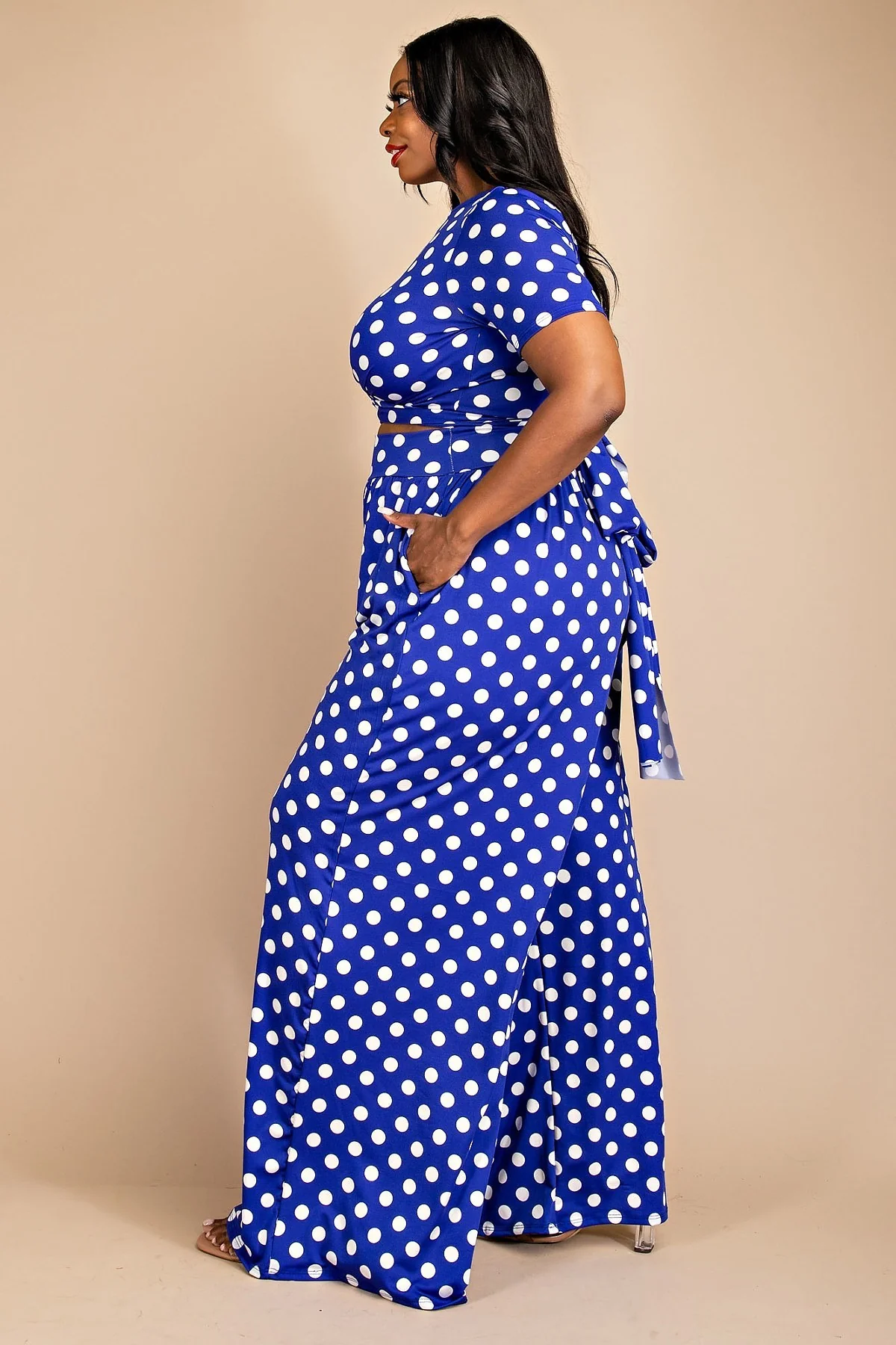 Vivian polka dot pants set - Image 3