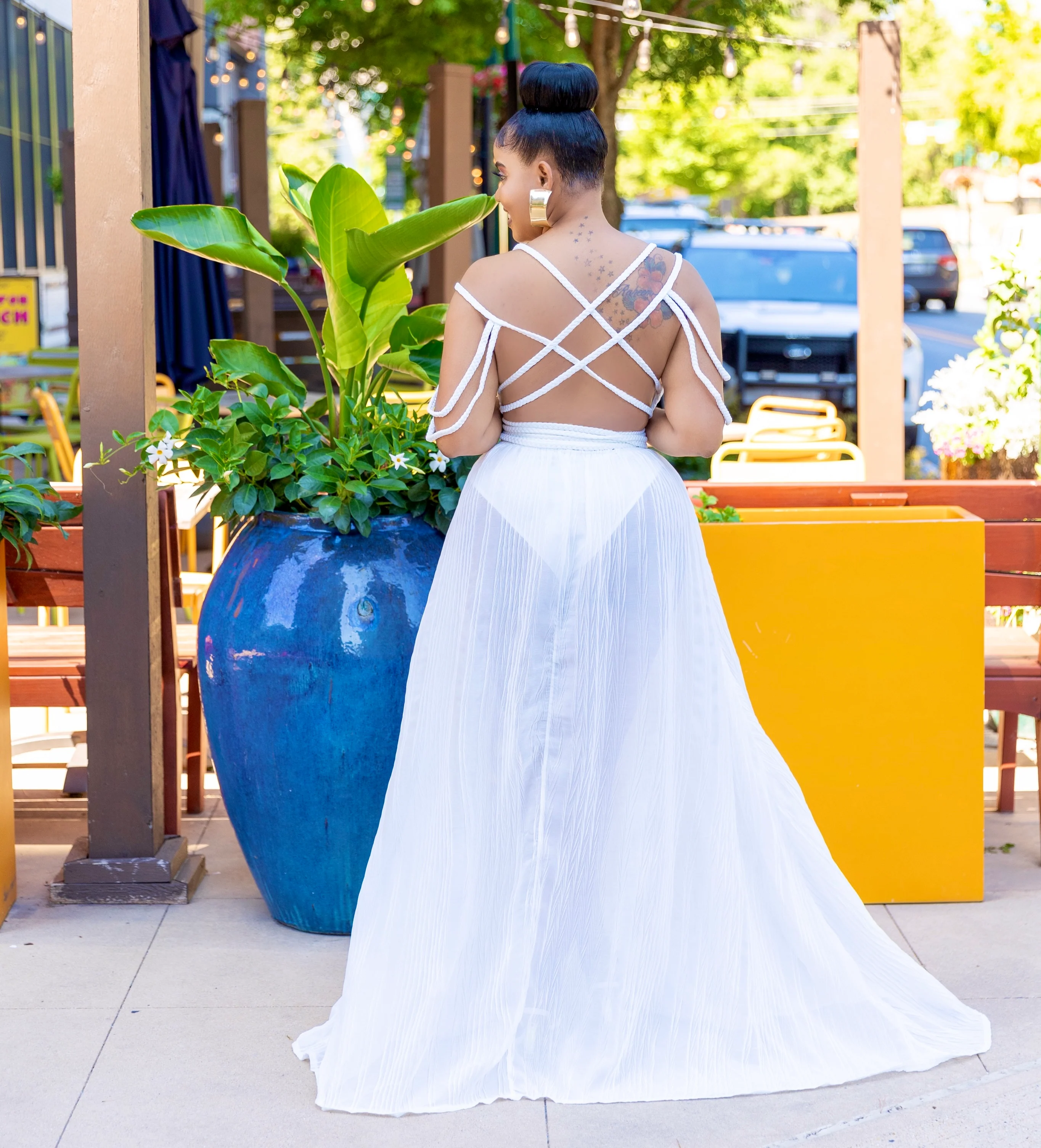 White Goddess maxi dress - Image 4