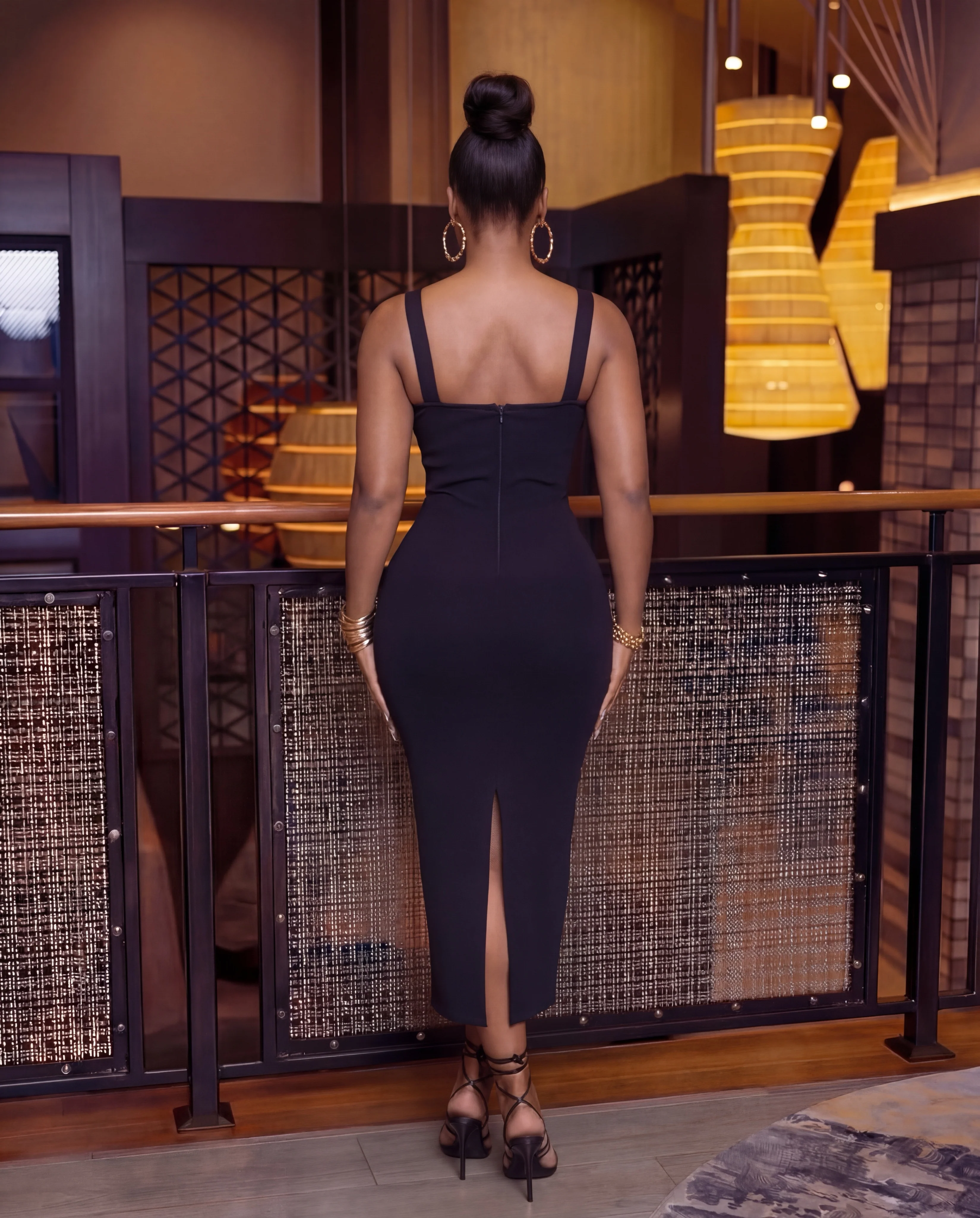 Work of Art structure Silhouette Dress - Image 2