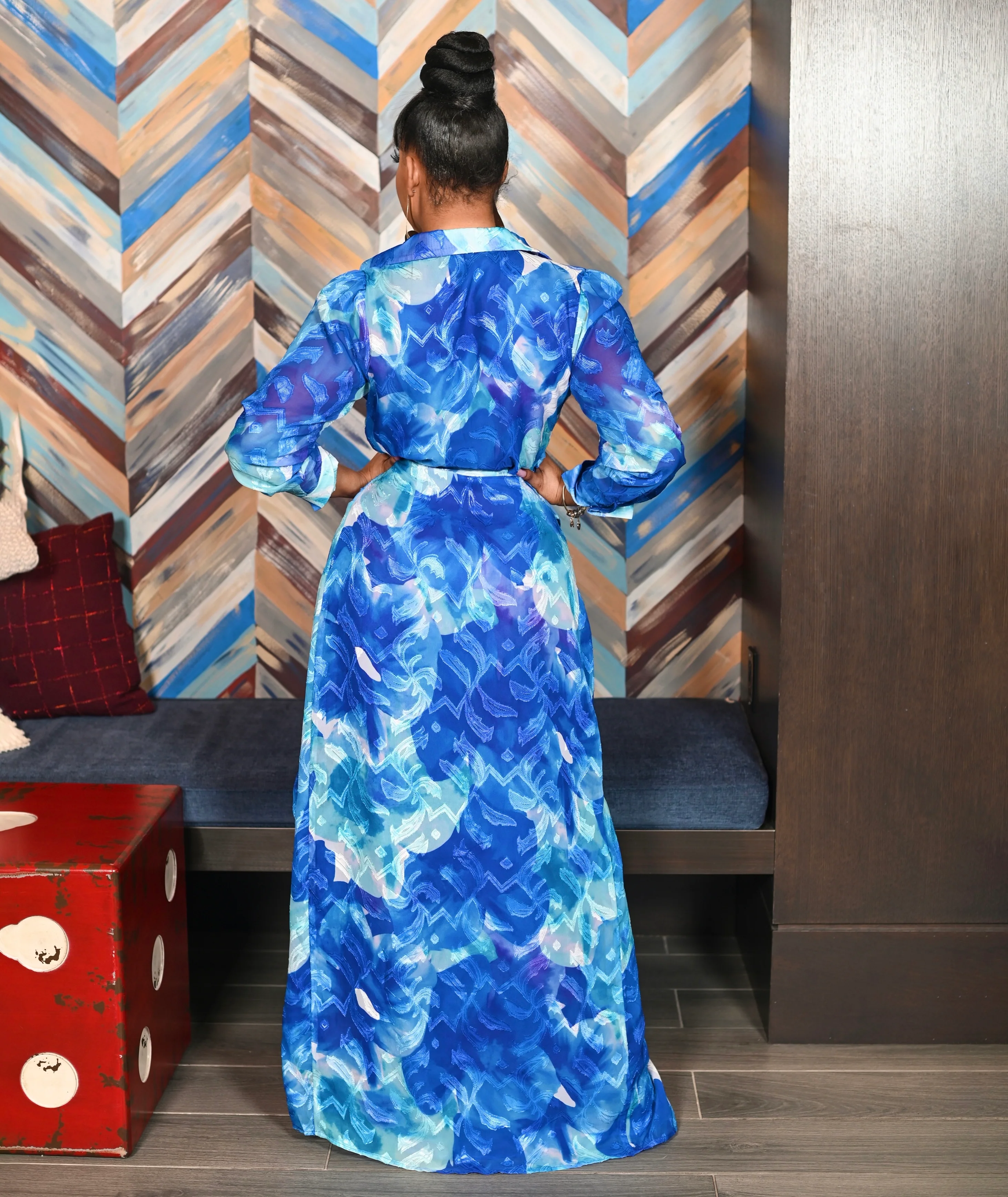 WRAP TROPICS MAXI DRESS - Image 3