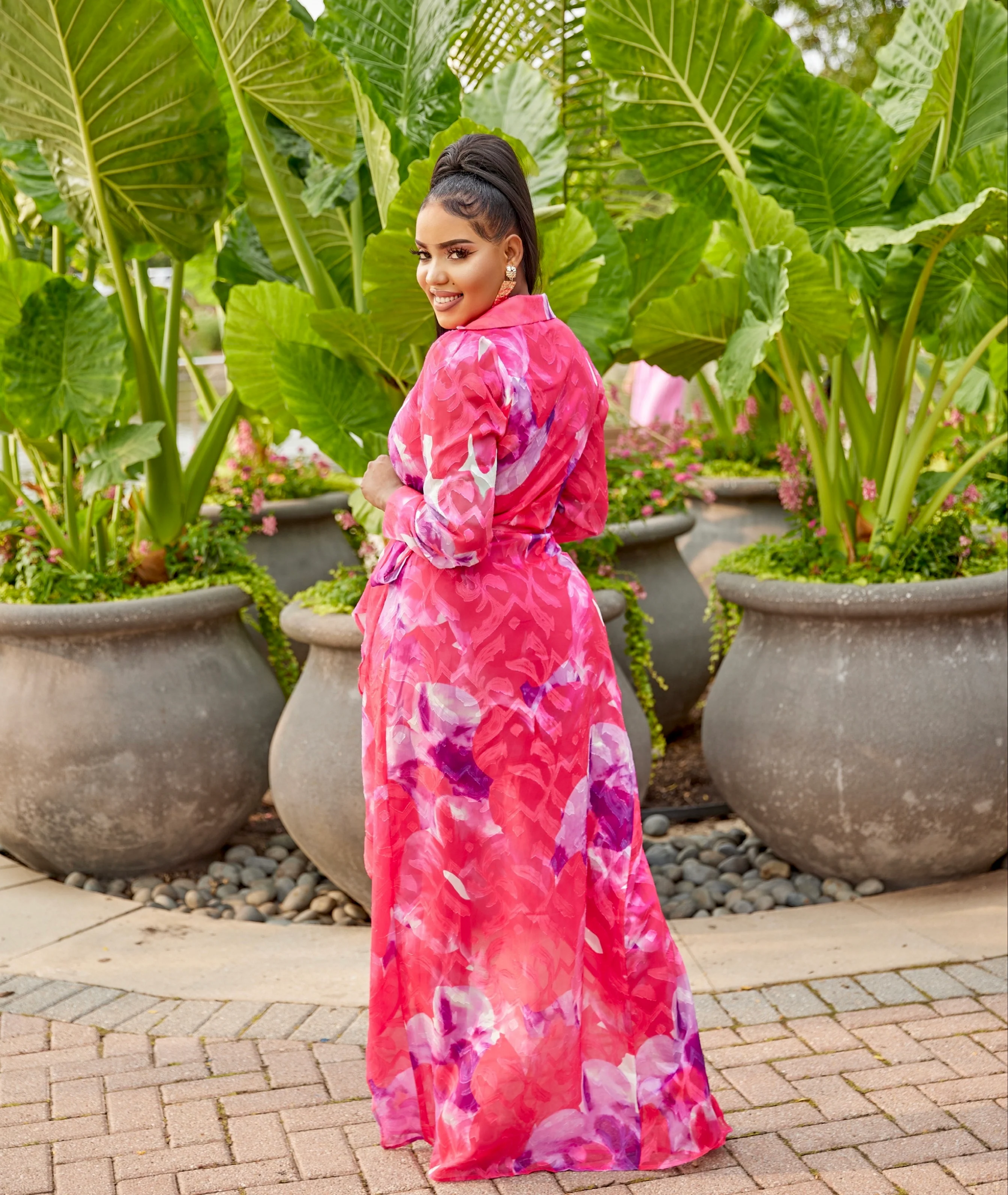 Wrap Tropics Maxi Dress - Image 2